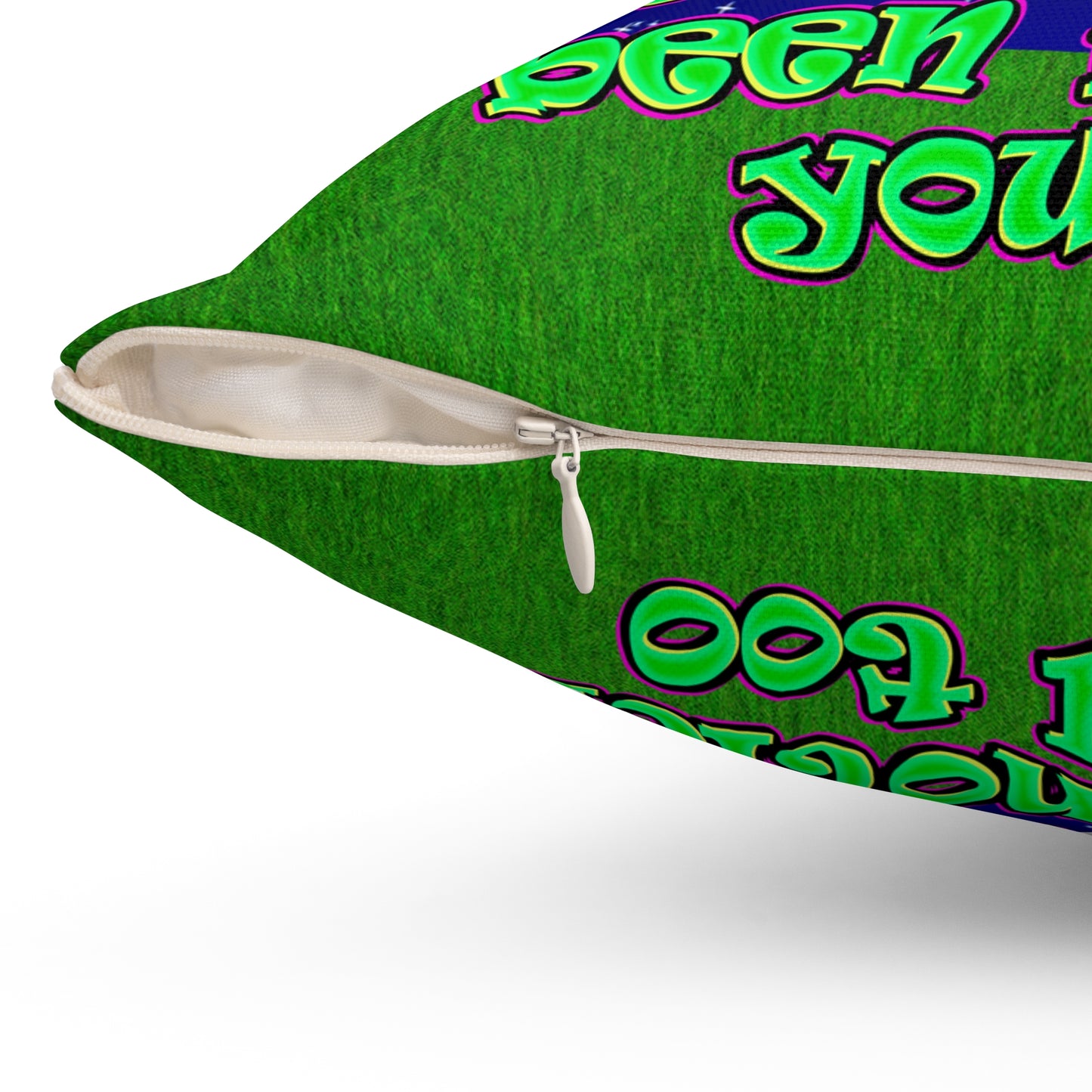 noticed you noticing - Spun Polyester Square Pillow - ('snoops' background)