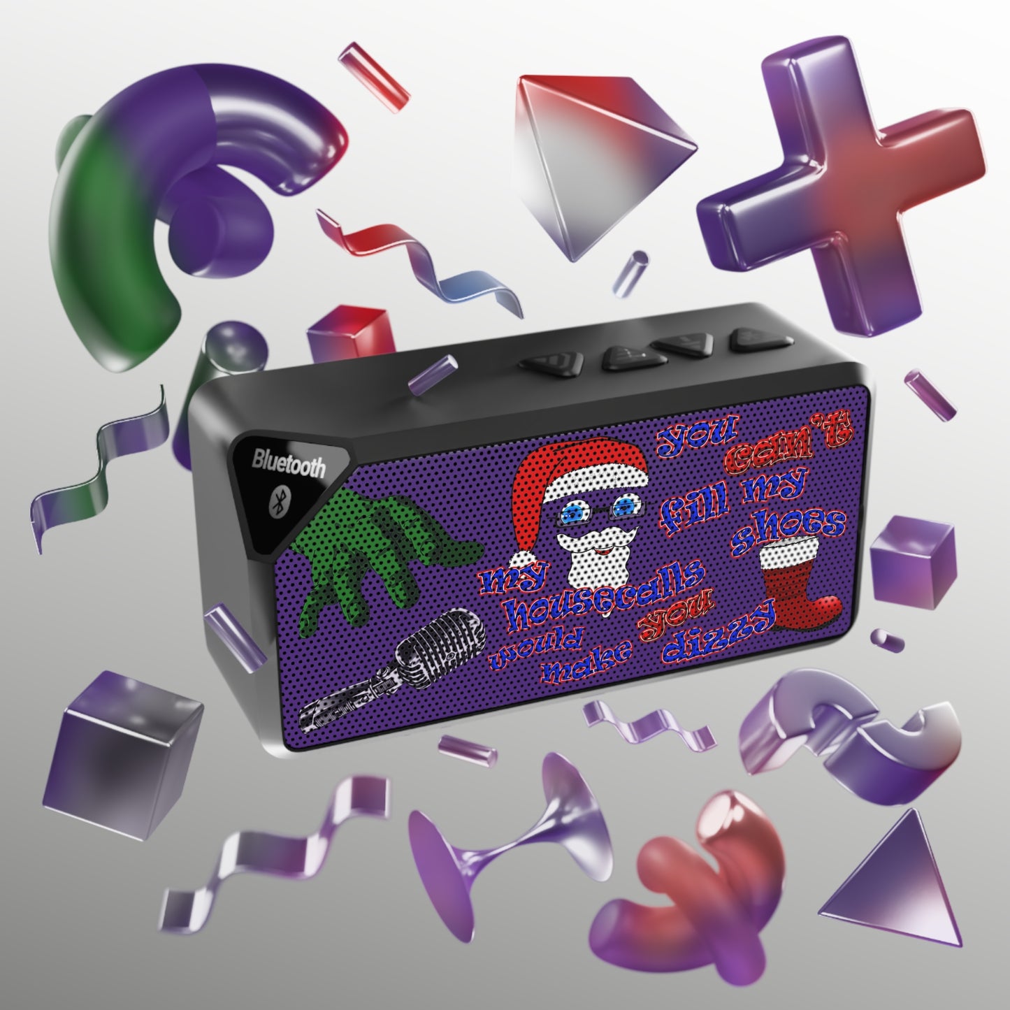 santa's shoes - Jabba Bluetooth Speaker (purple)