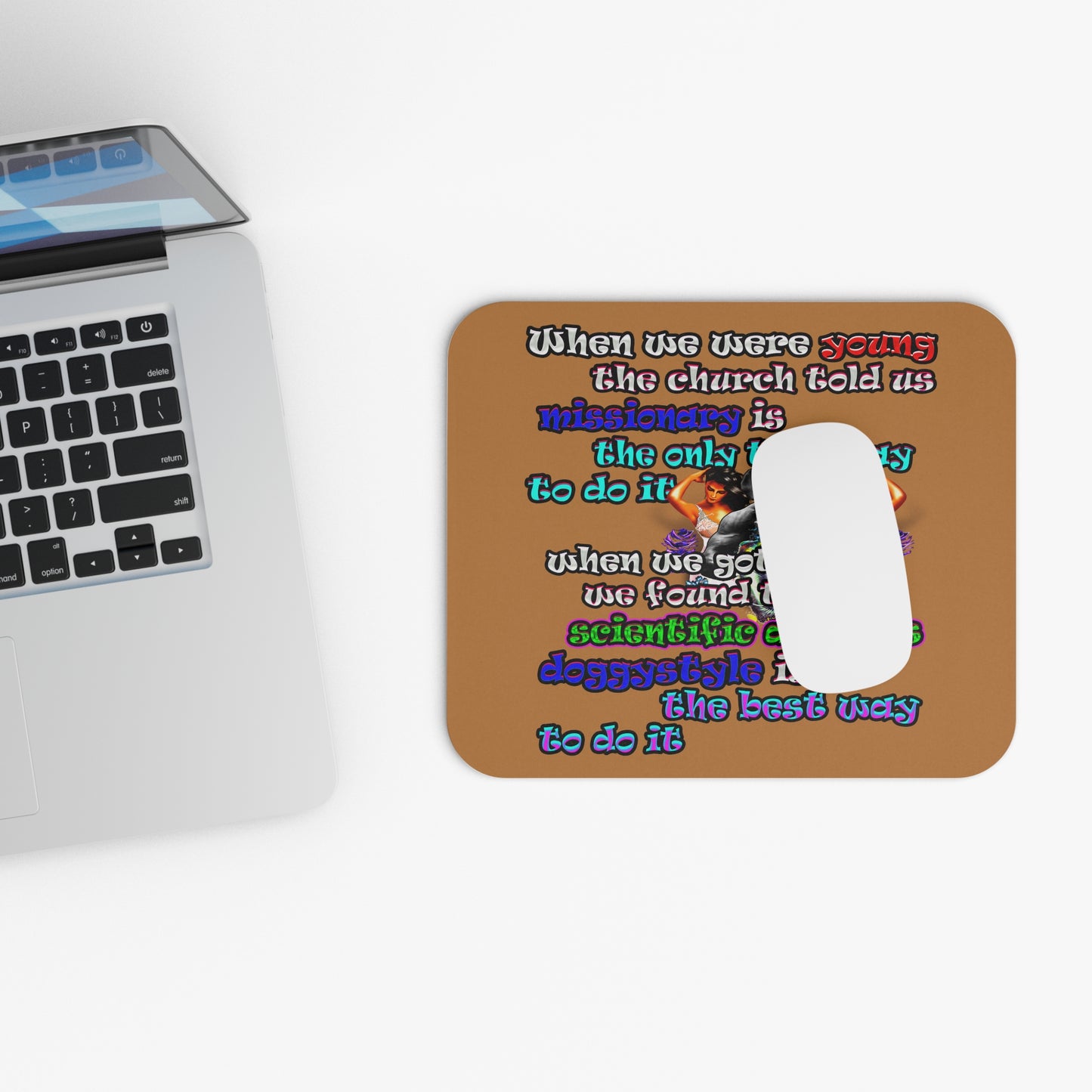 doggystyle - Mouse Pad (Rectangle) (light brown)