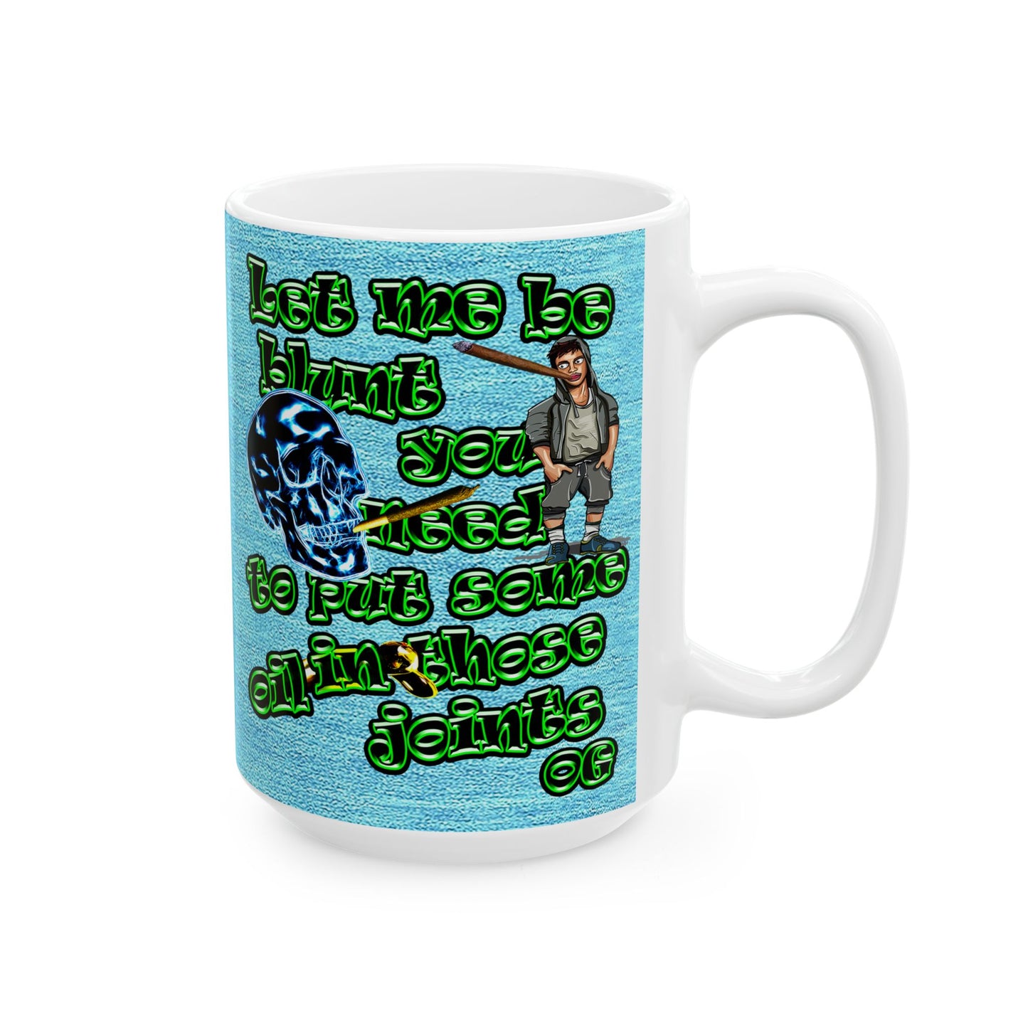 og - White Mug (faded blue)