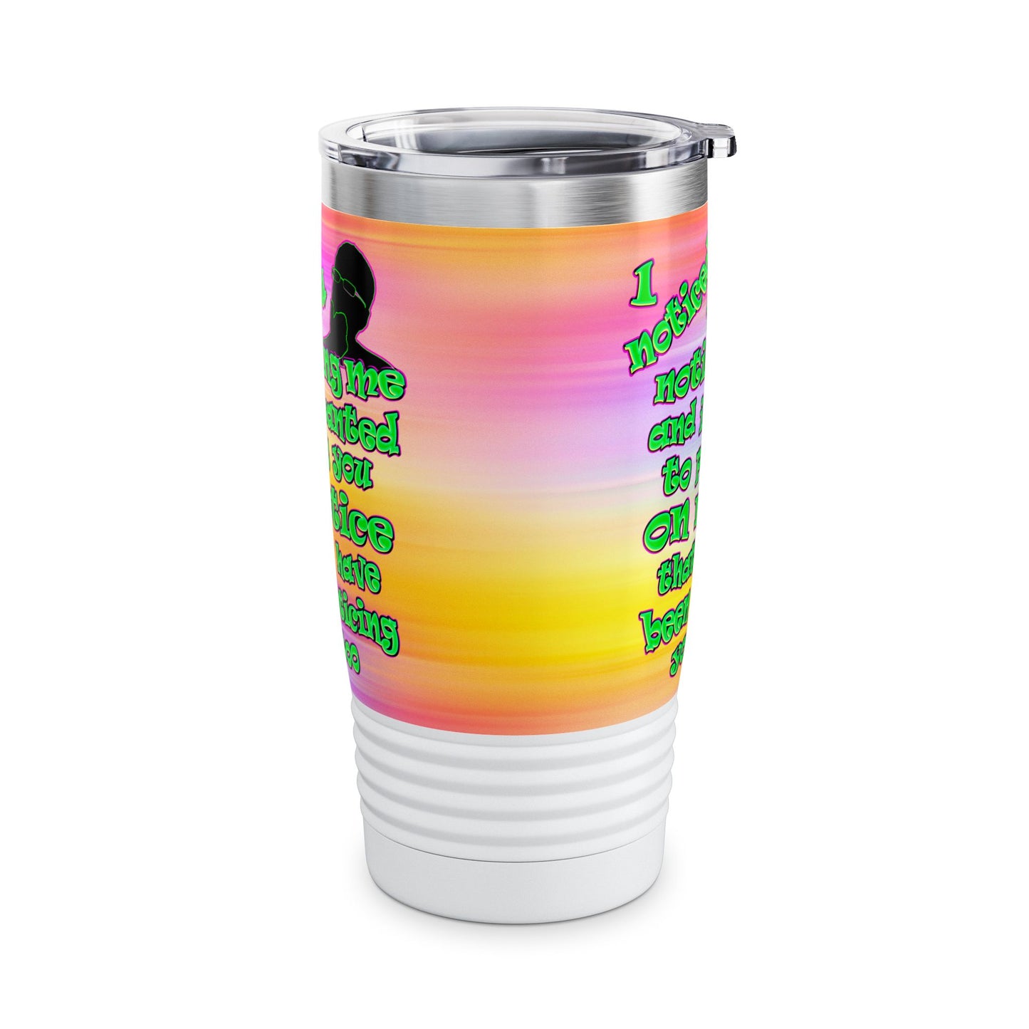 noticed you noticing - Ringneck Tumbler, 20oz (color blur)