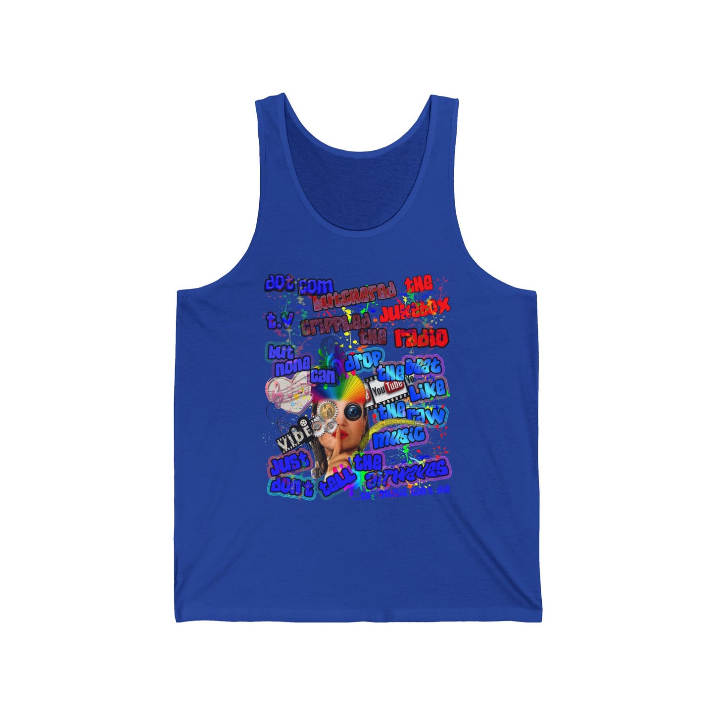 drop the beat - Unisex Jersey Tank