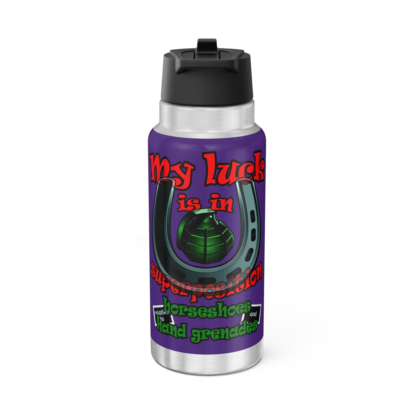 my luck - Gator Tumbler, 32oz (purple)