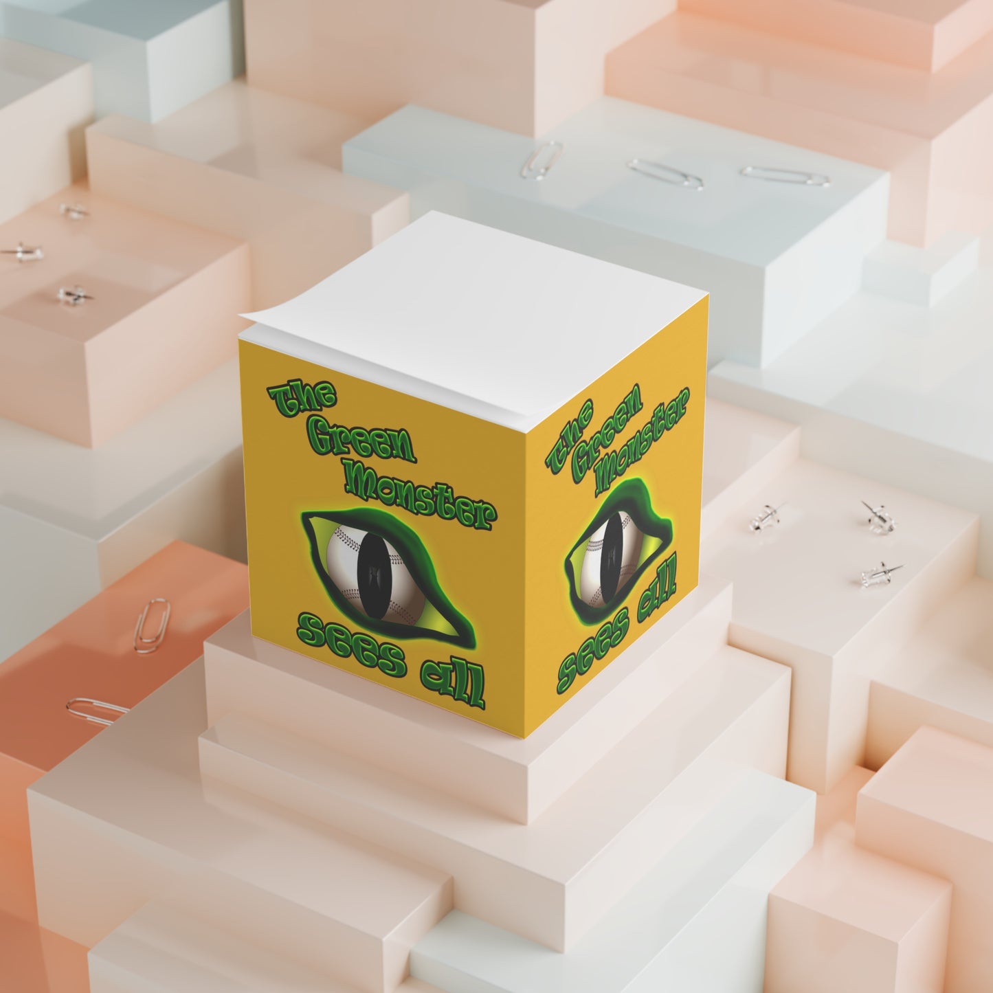 green monster - note cube (yellow)