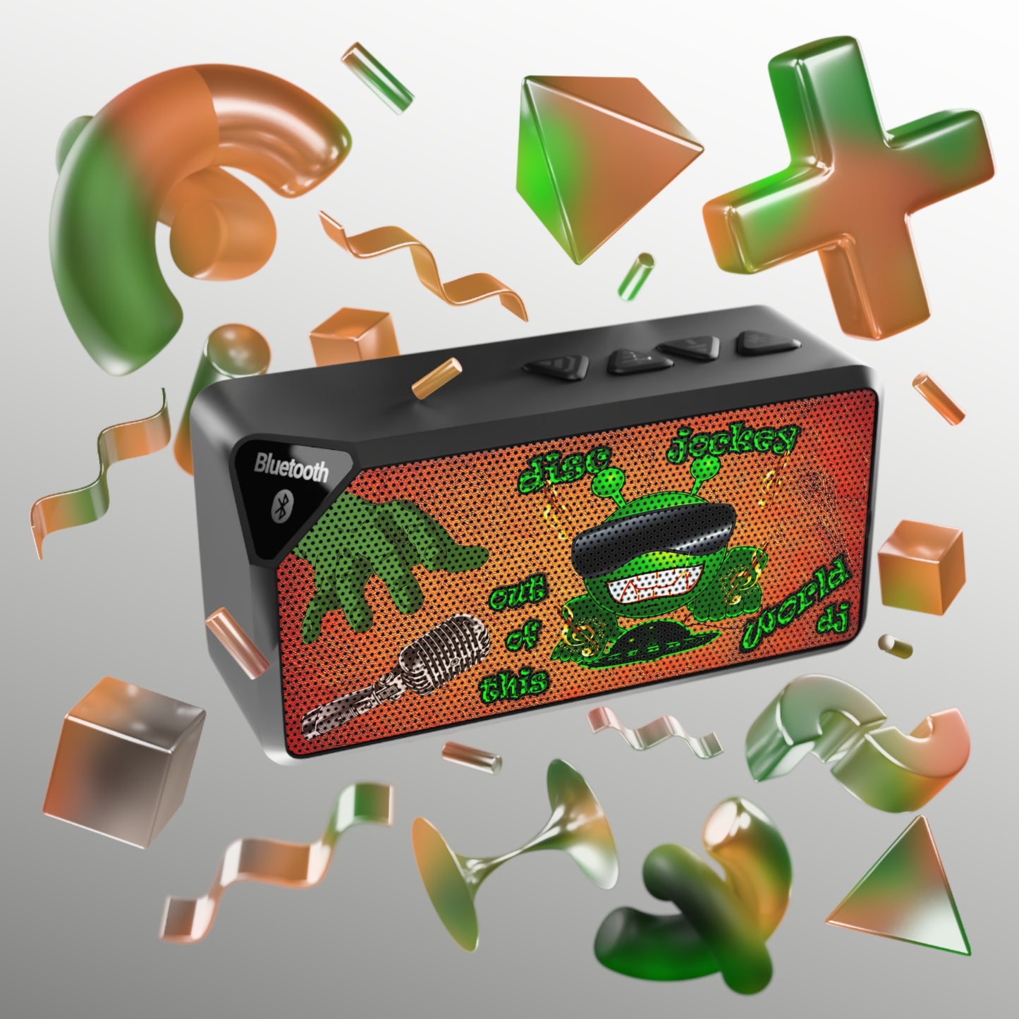 disc jockey - Jabba Bluetooth Speaker (burnt orange)