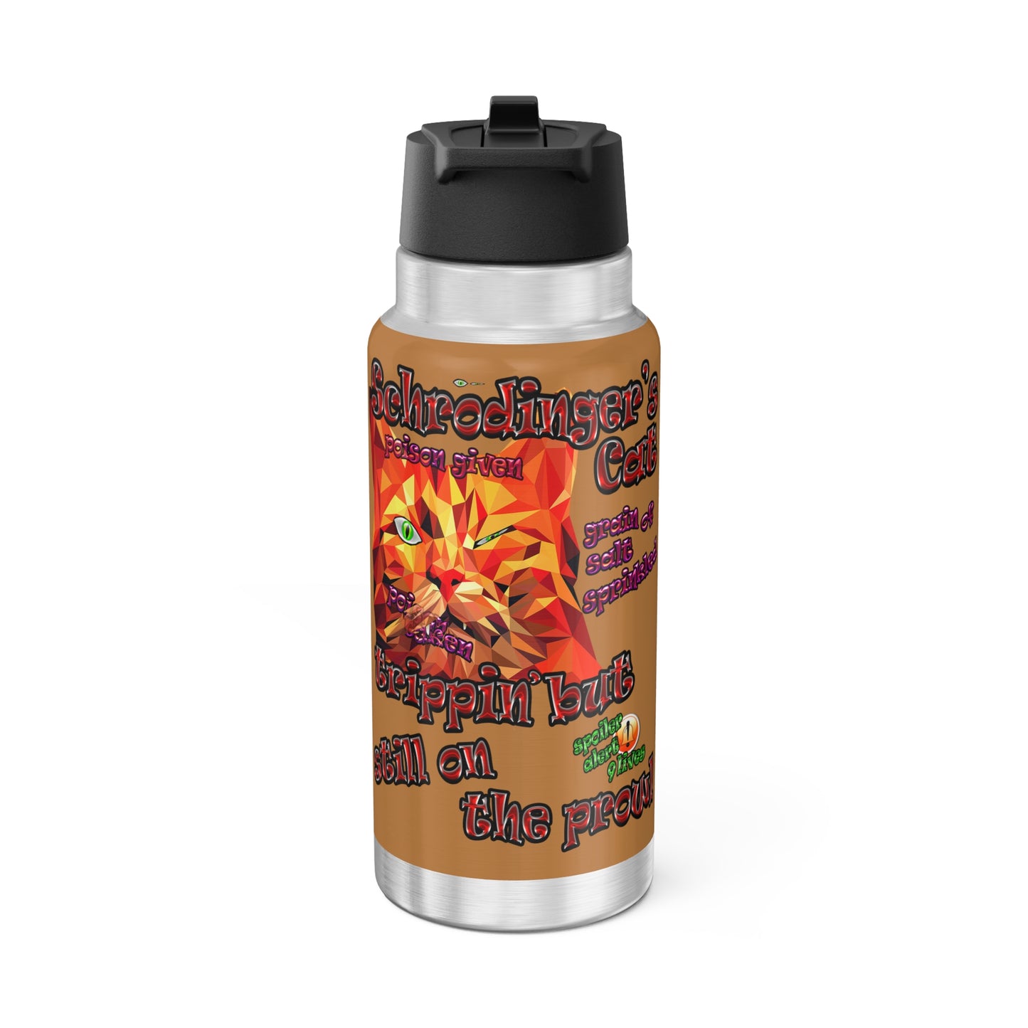 schrodinger's cat - Gator Tumbler, 32oz (light brown)