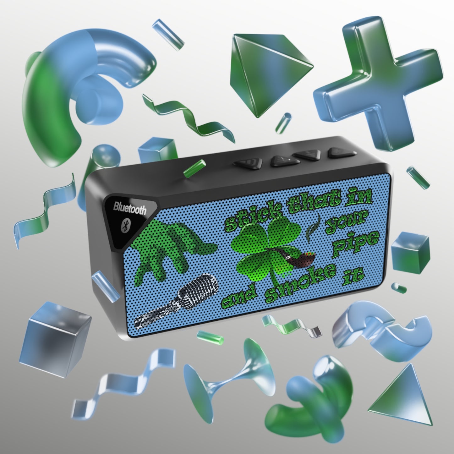 stick that in your pipe and smoke it - Jabba Bluetooth Speaker (light blue)