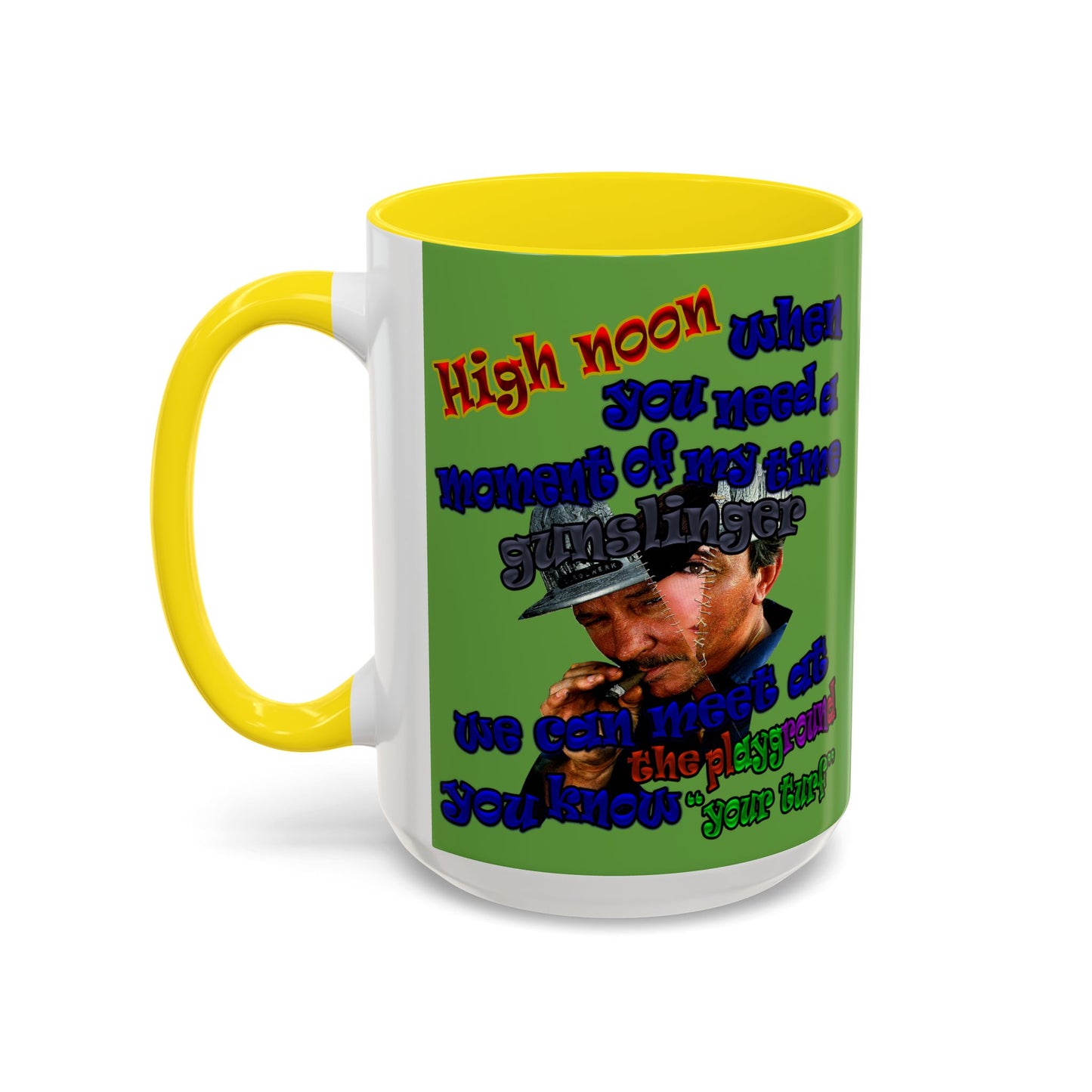 high noon - Accent Mug (green)