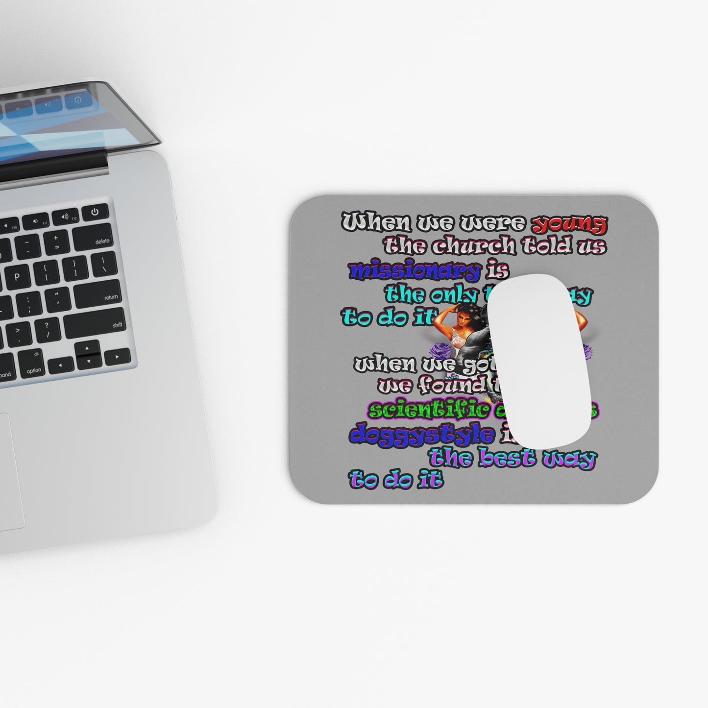 doggystyle - Mouse Pad (Rectangle) (light grey)