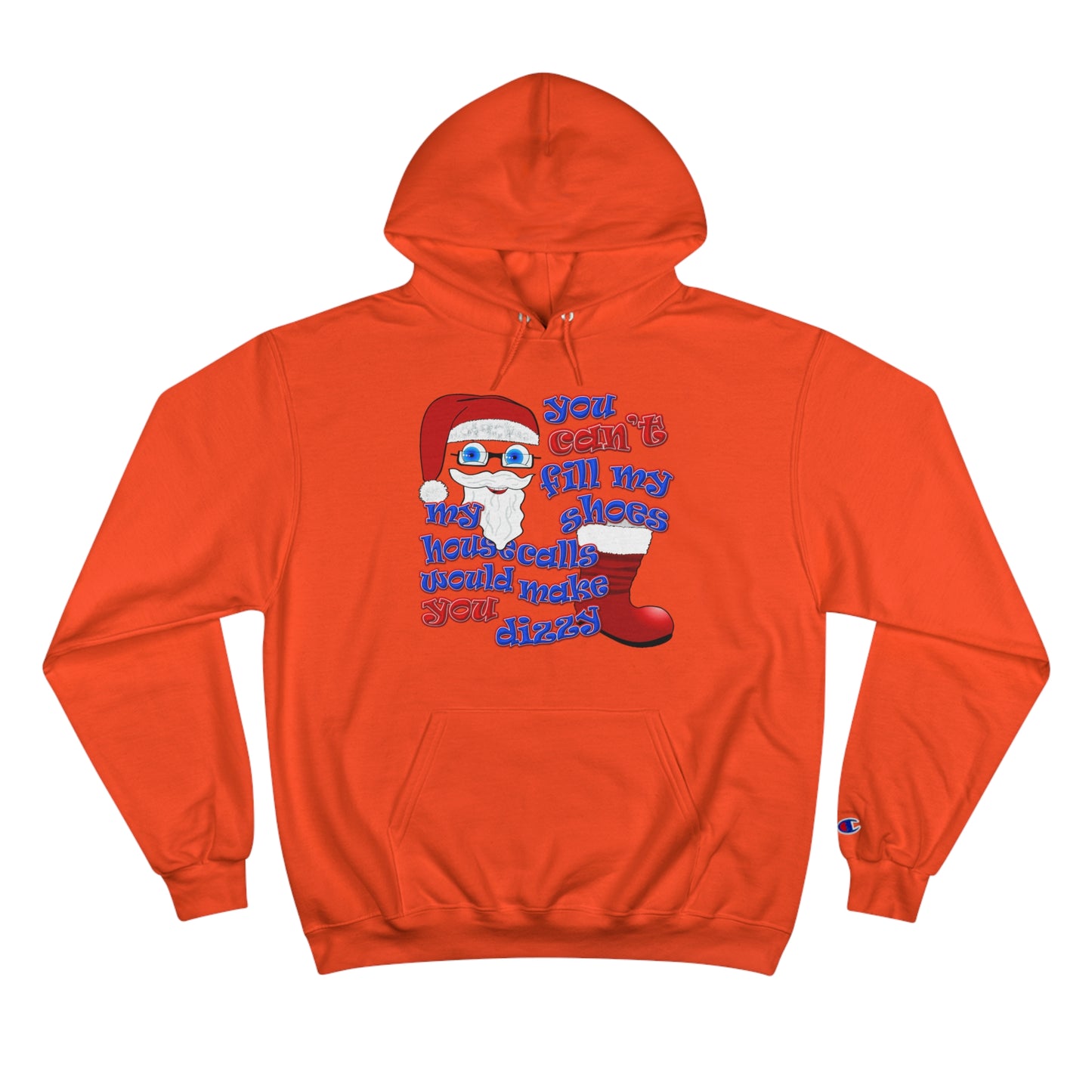 santa's shoes - Champion Hoodie