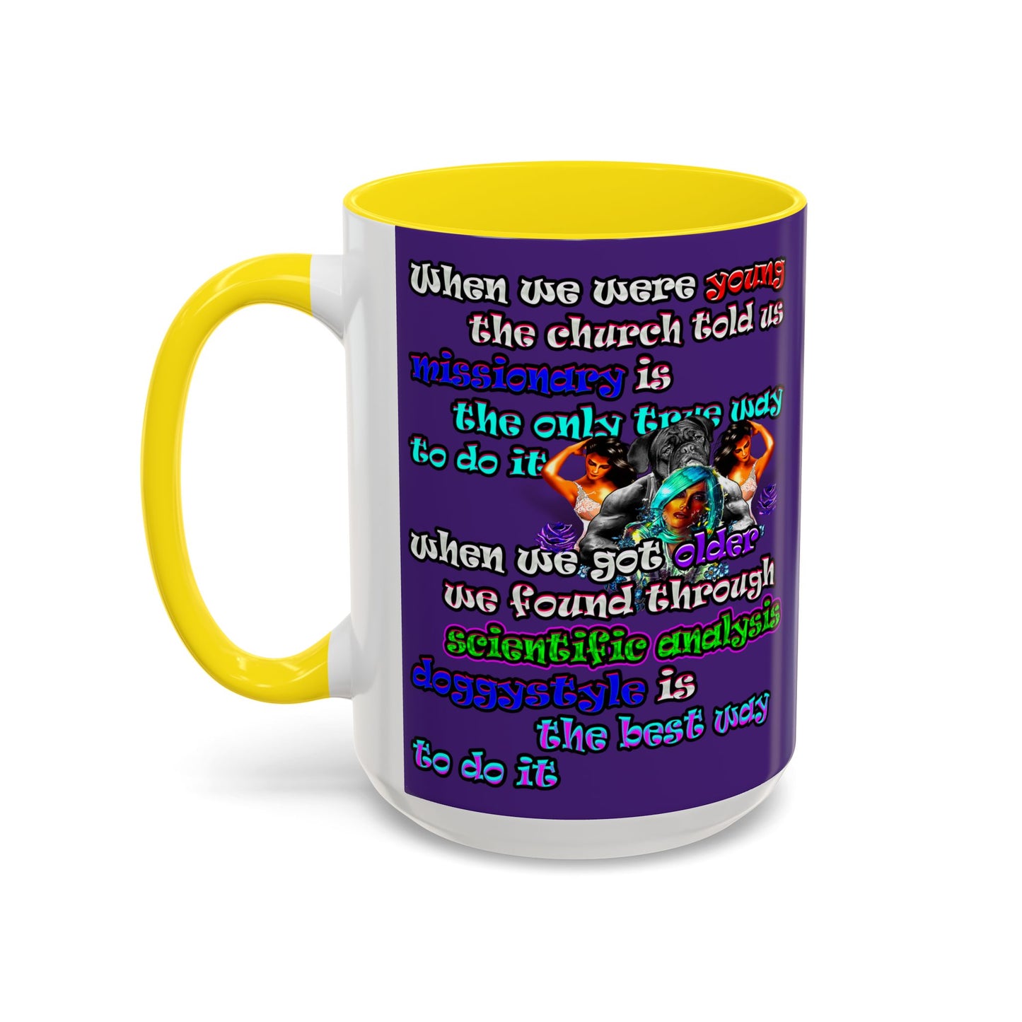 doggystyle - Accent Mug (purple)
