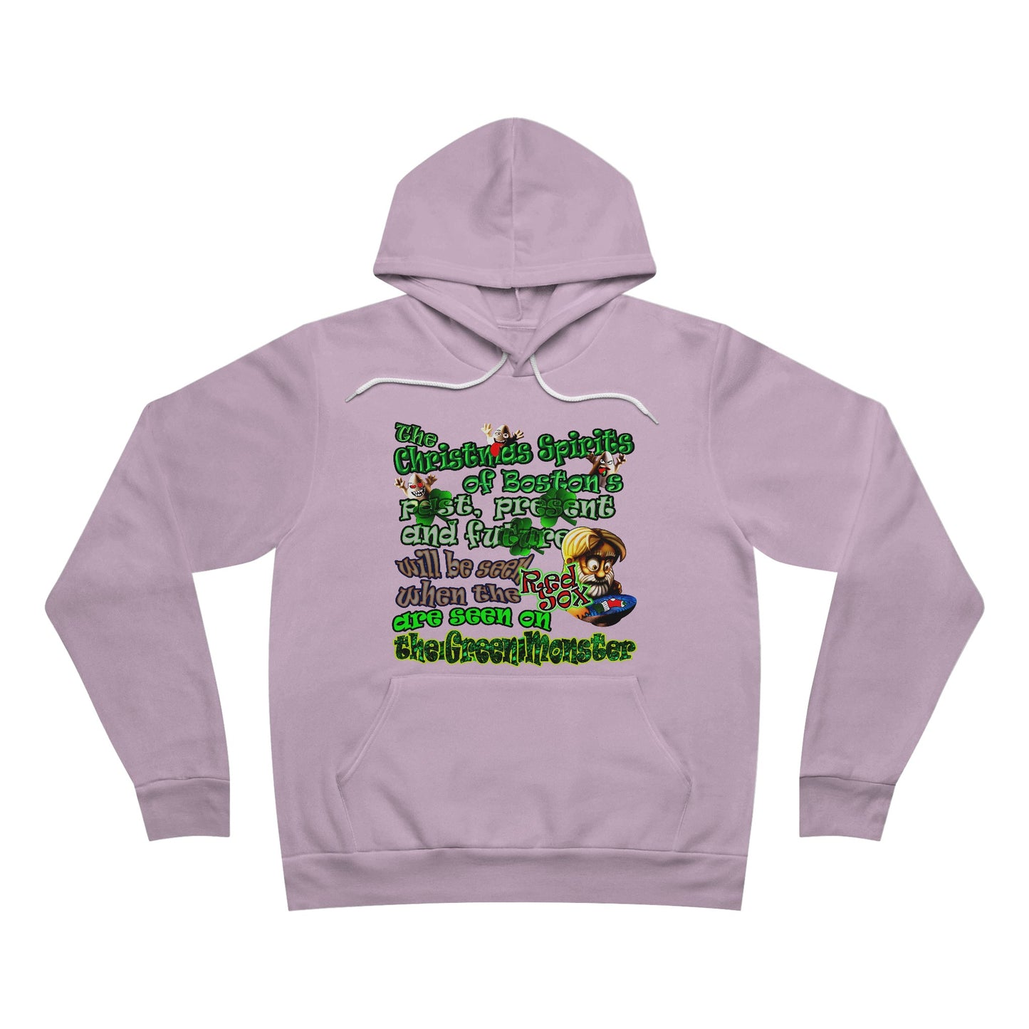 christmas spirits of boston - Unisex Sponge Fleece Pullover Hoodie