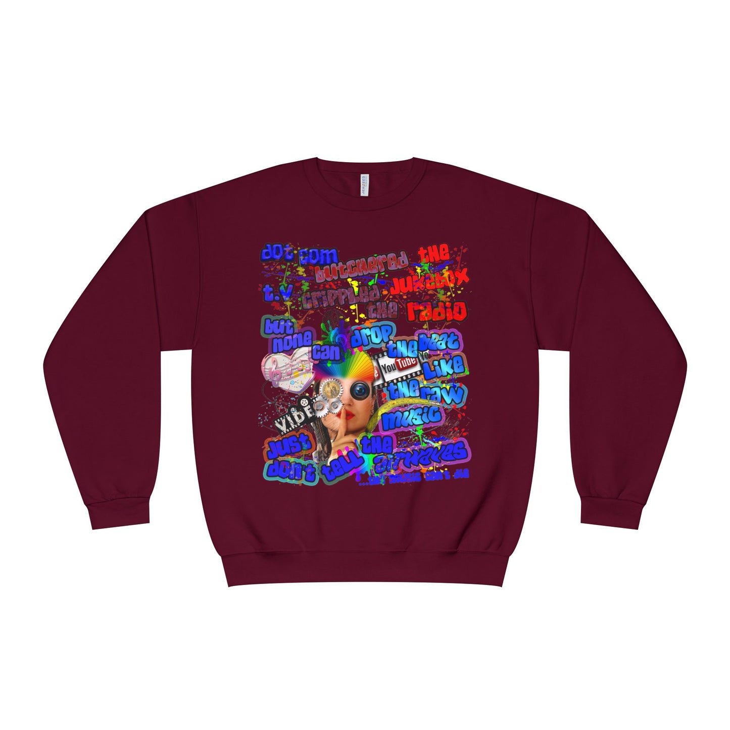 drop the beat - Unisex NuBlend® Crewneck Sweatshirt