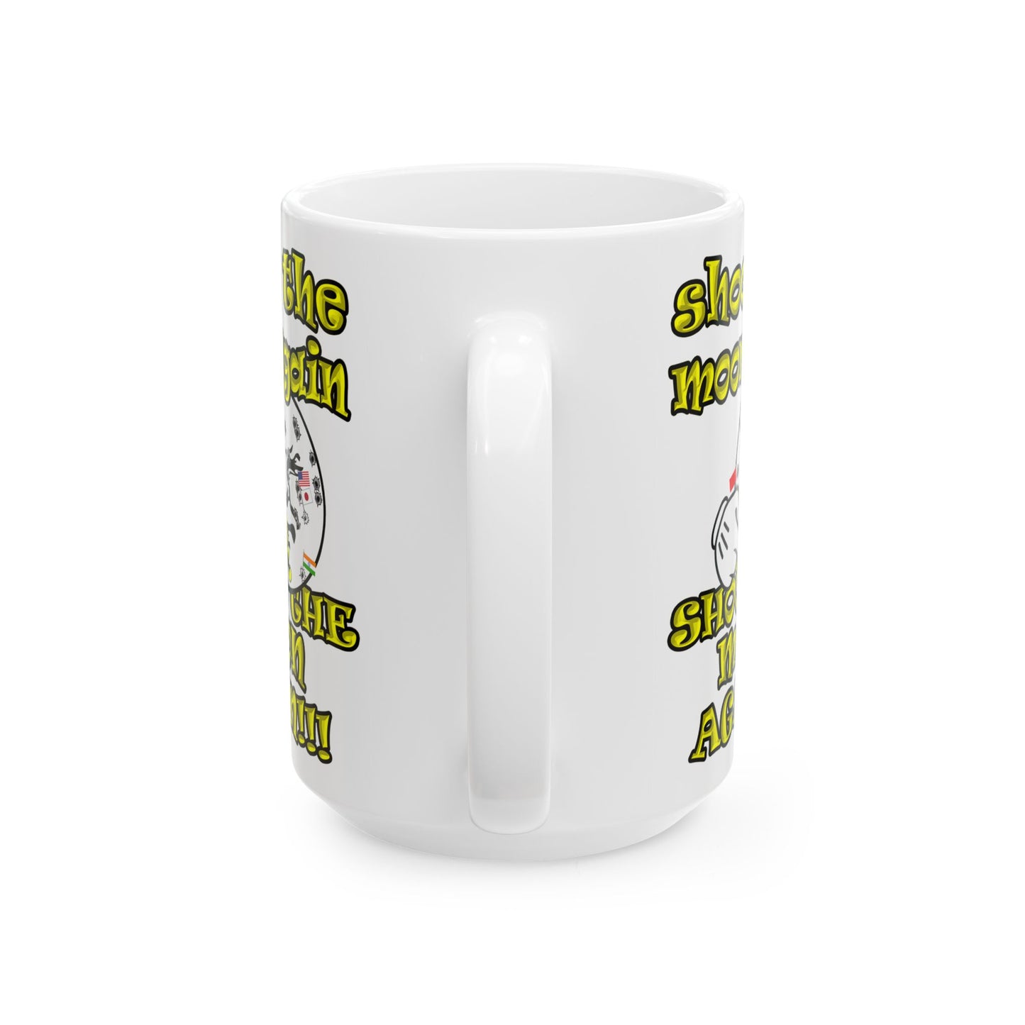 shoot the moon again - White Mug (white)