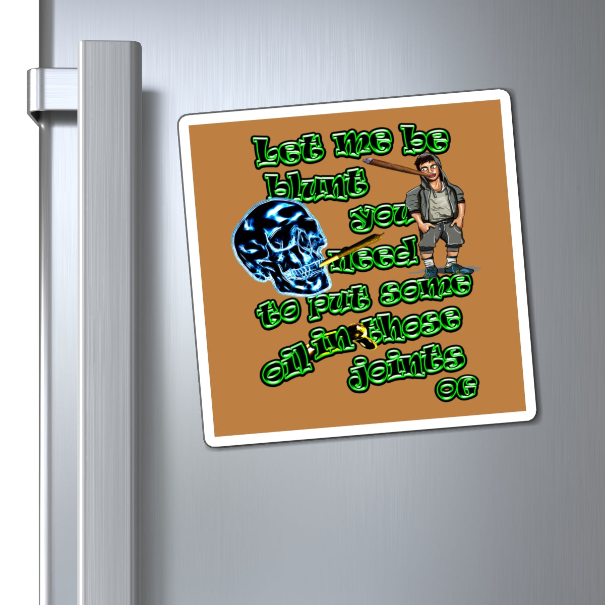 og - Magnets - (light brown)