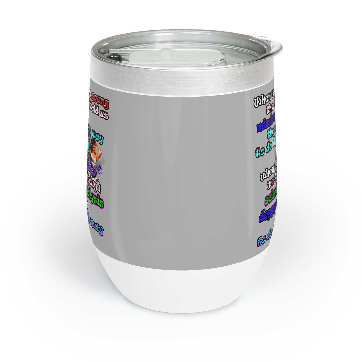 doggystyle - Chill Wine Tumbler (light grey)