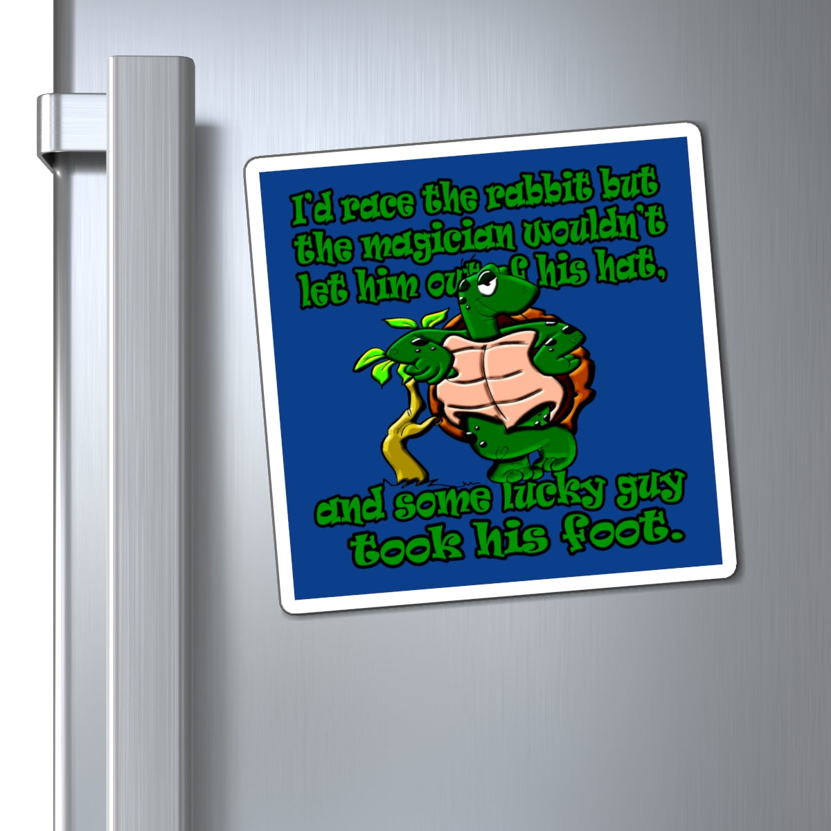 turtle race - Magnets - (dark blue)