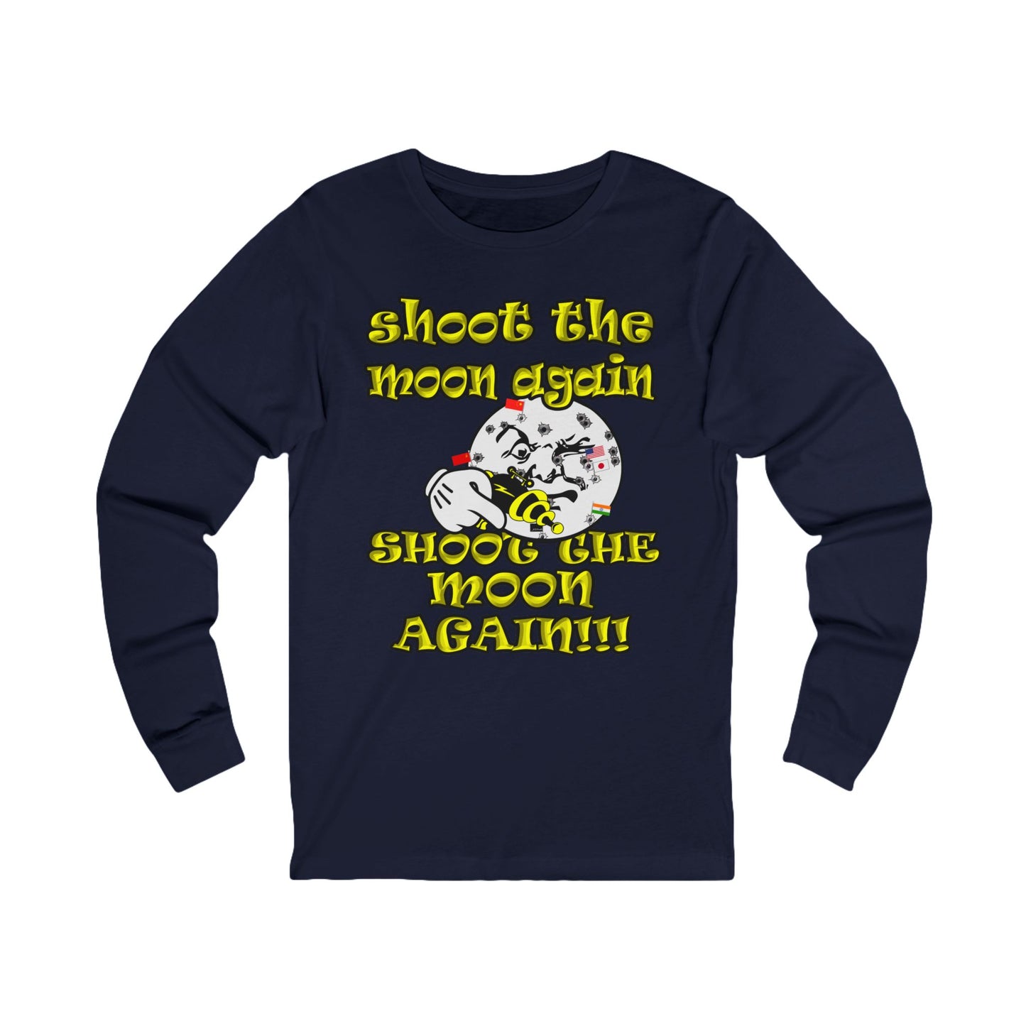 shoot the moon again - Unisex Jersey Long Sleeve Tee
