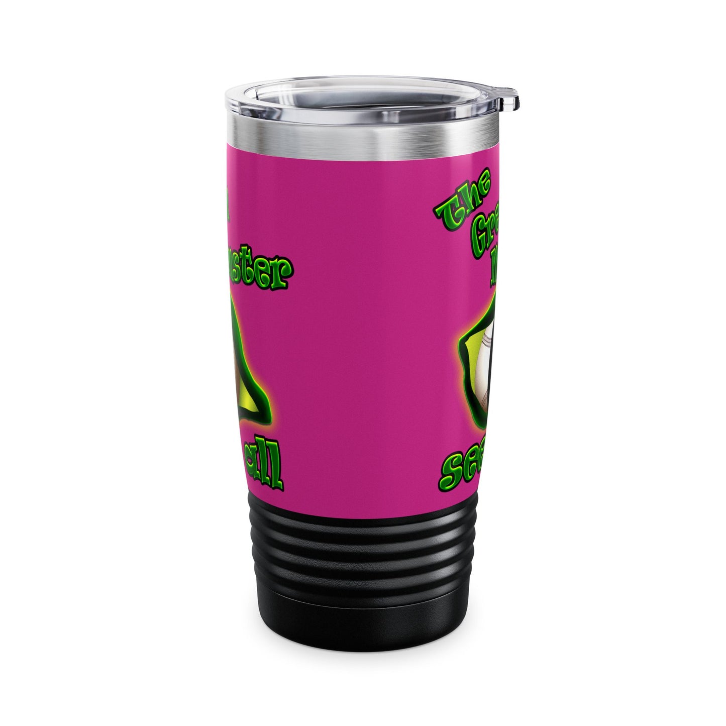 green monster - Ringneck Tumbler, 20oz (pink)