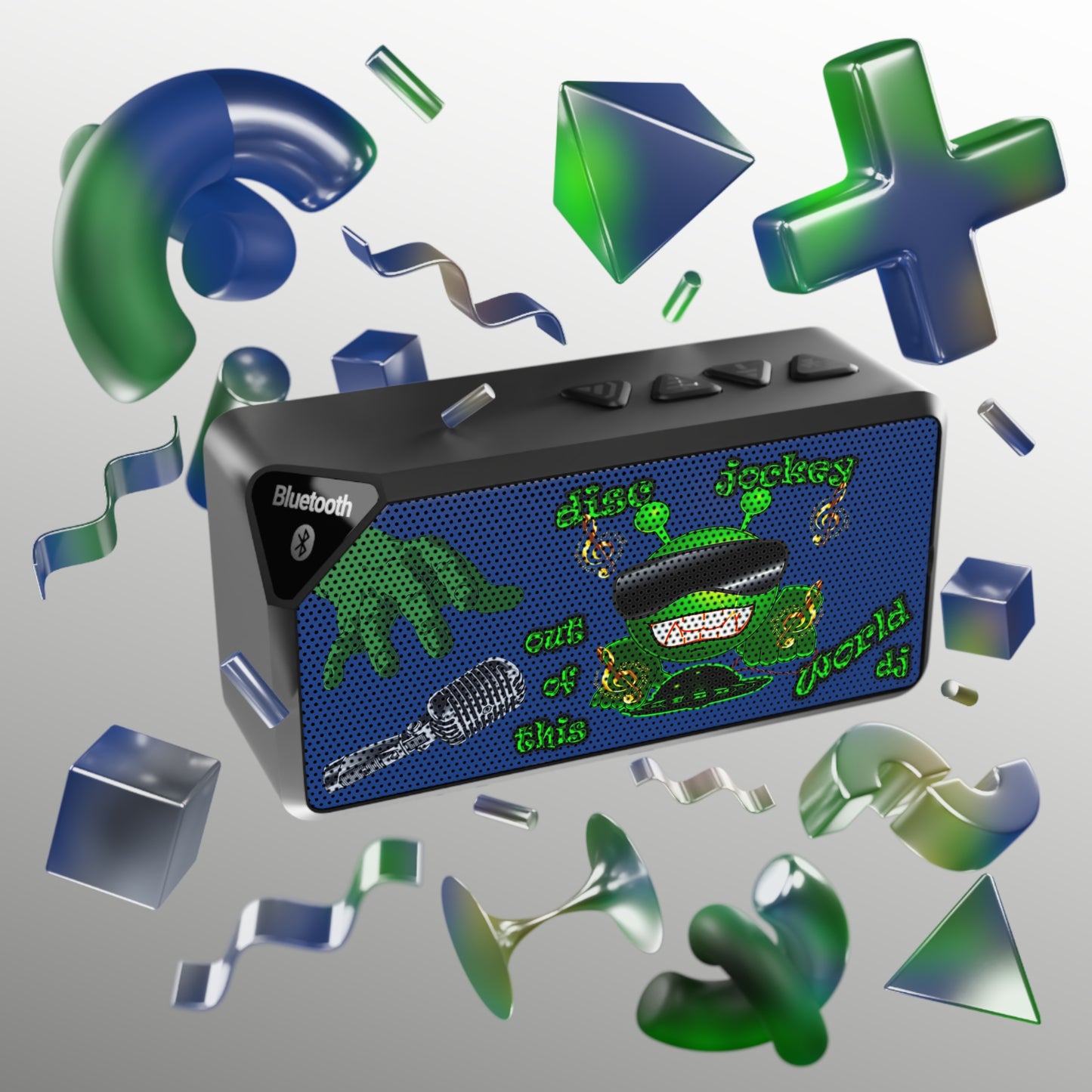 disc jockey - Jabba Bluetooth Speaker (dark blue)
