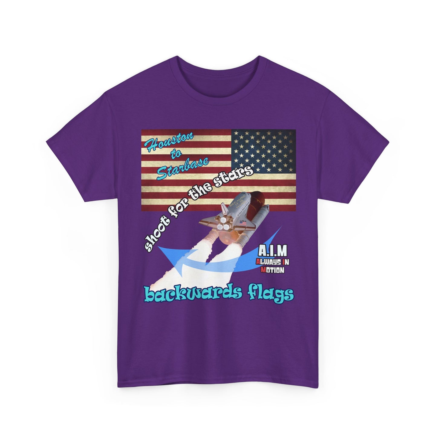 shoot for the stars - Unisex Heavy Cotton Tee