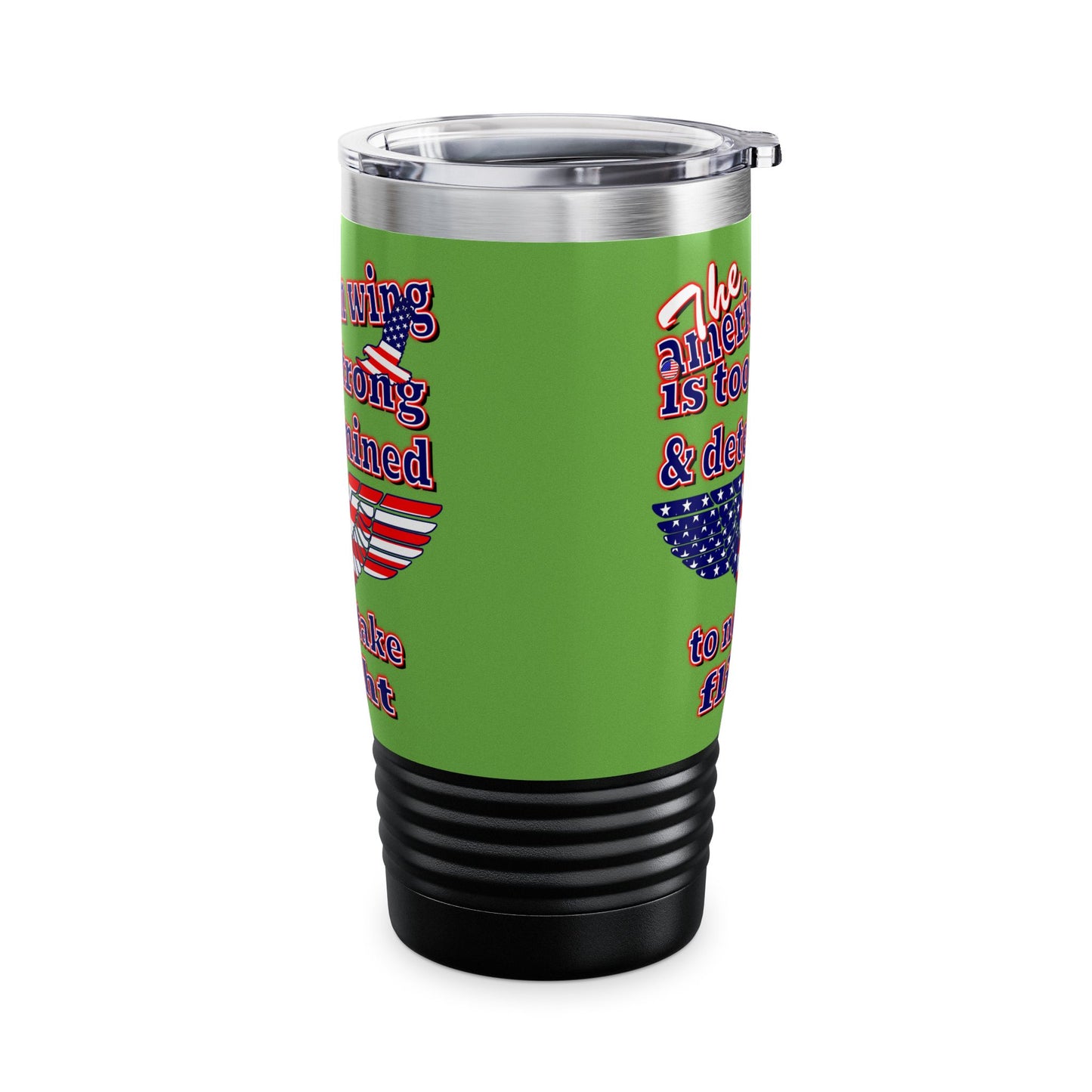 american wing - Ringneck Tumbler, 20oz (green)