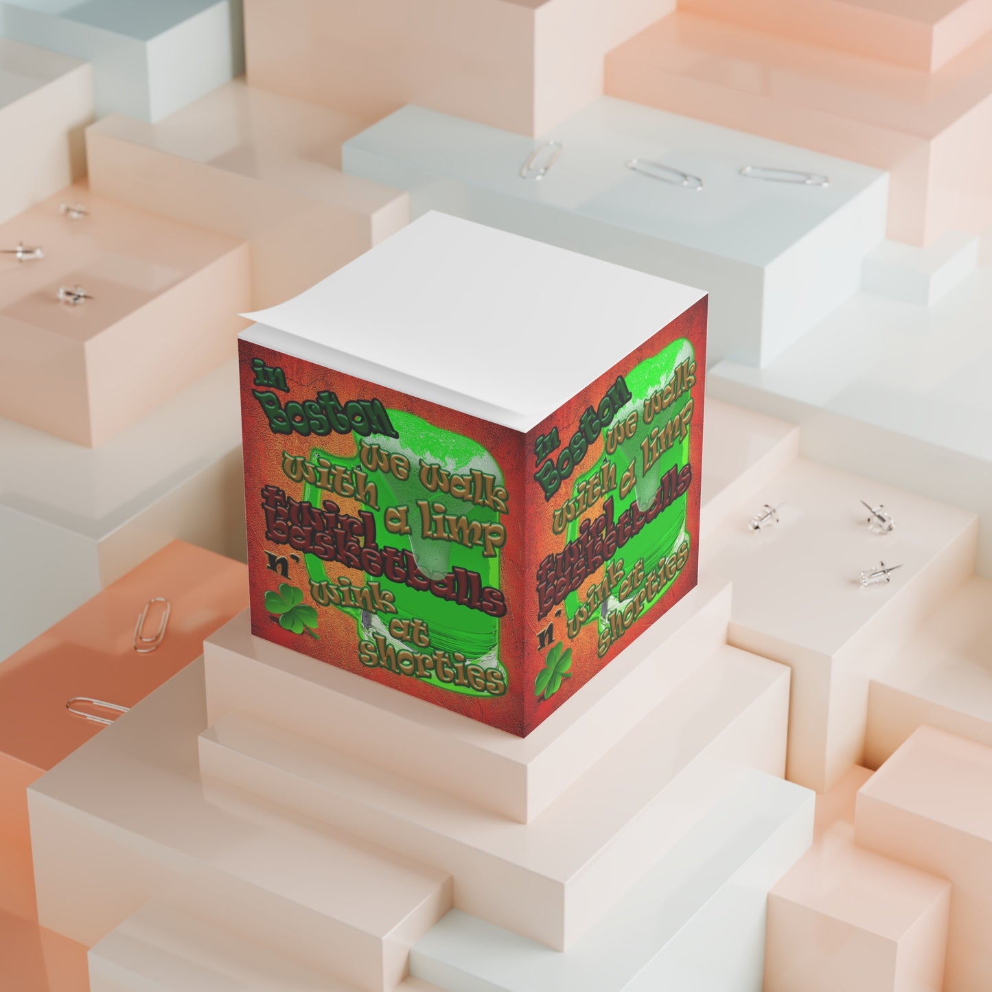 celtic's logo - note cube (burnt orange)