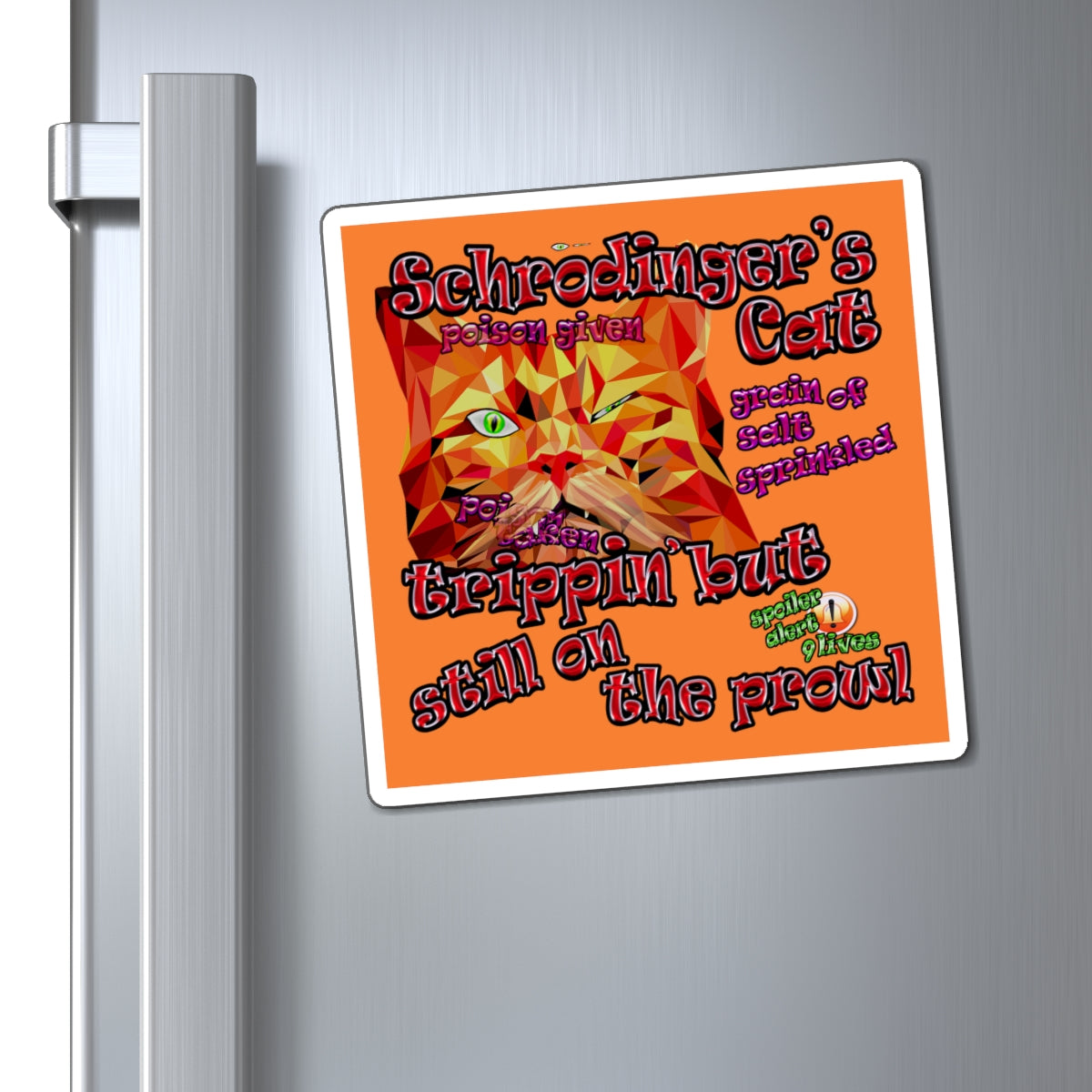 schrodinger's cat - Magnets - (crusta)
