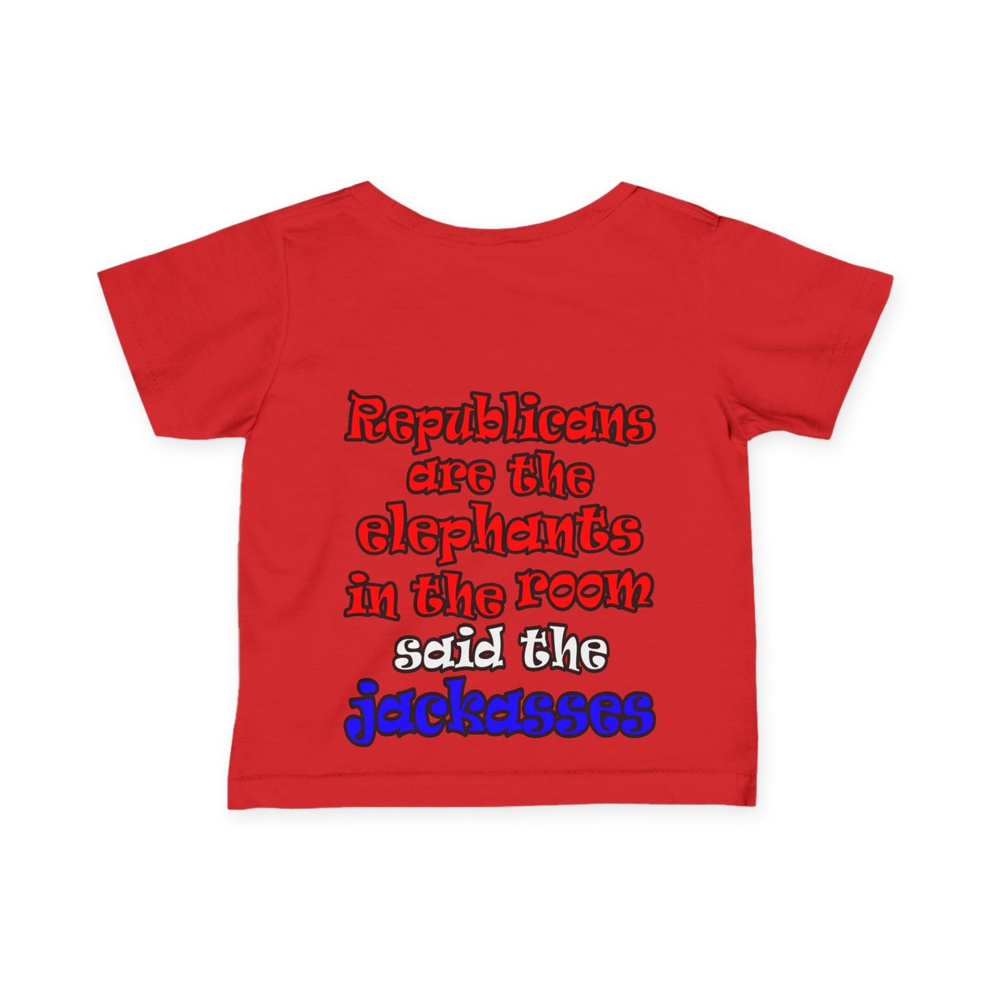 donkeys and elephants - Infant Fine Jersey Tee