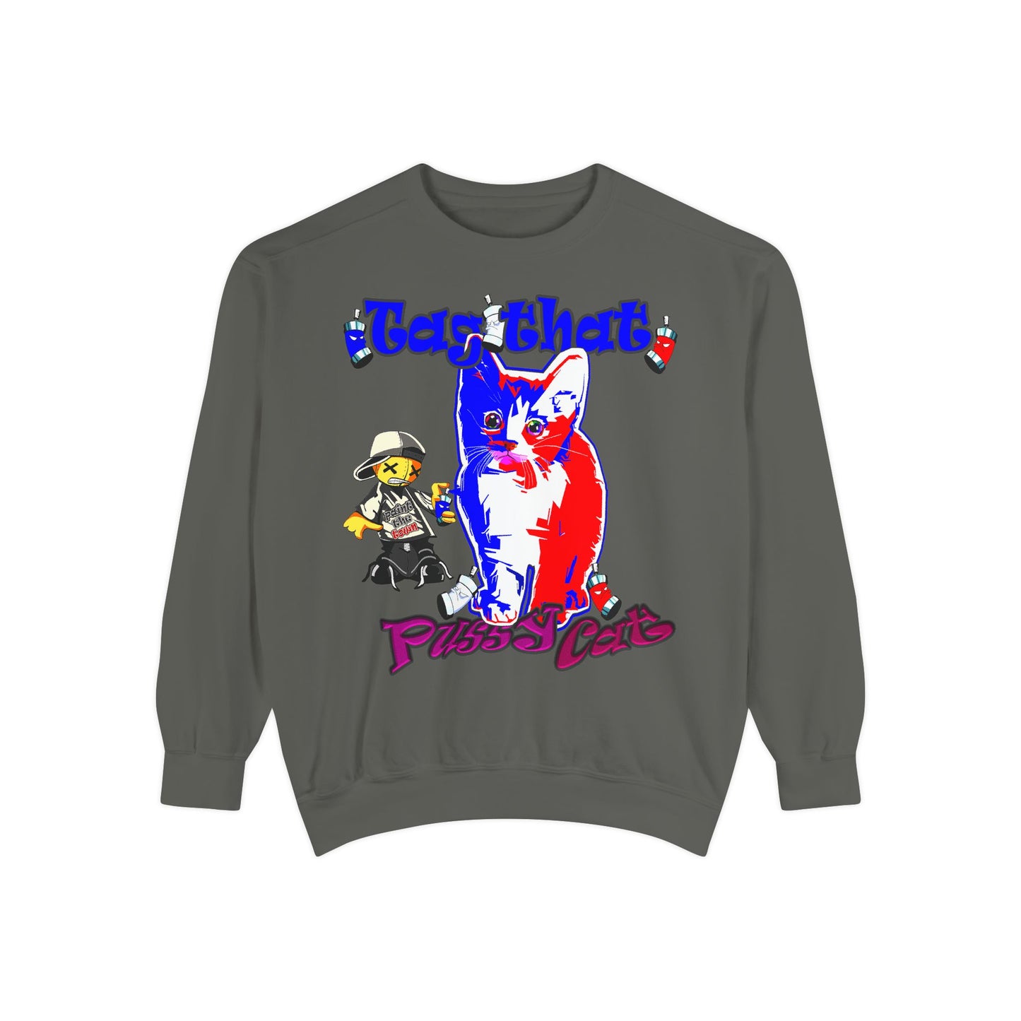 tag that - Unisex Garment-Dyed Sweatshirt