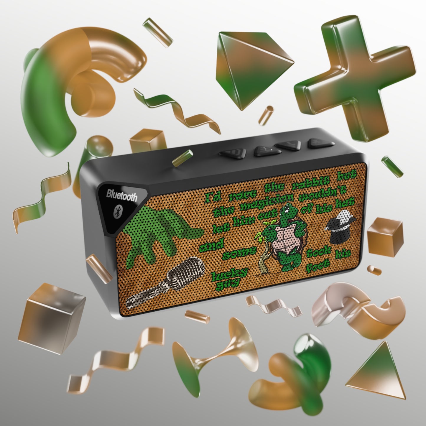 turtle race - Jabba Bluetooth Speaker (brown papyrus)