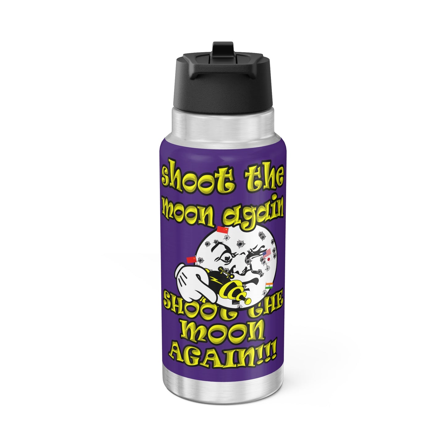 shoot the moon again - Gator Tumbler, 32oz (purple)