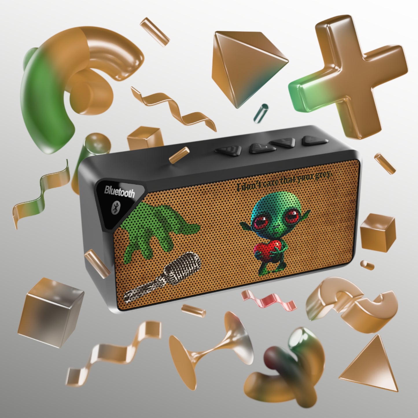 I don't care that your grey - Jabba Bluetooth Speaker (brown papyrus)