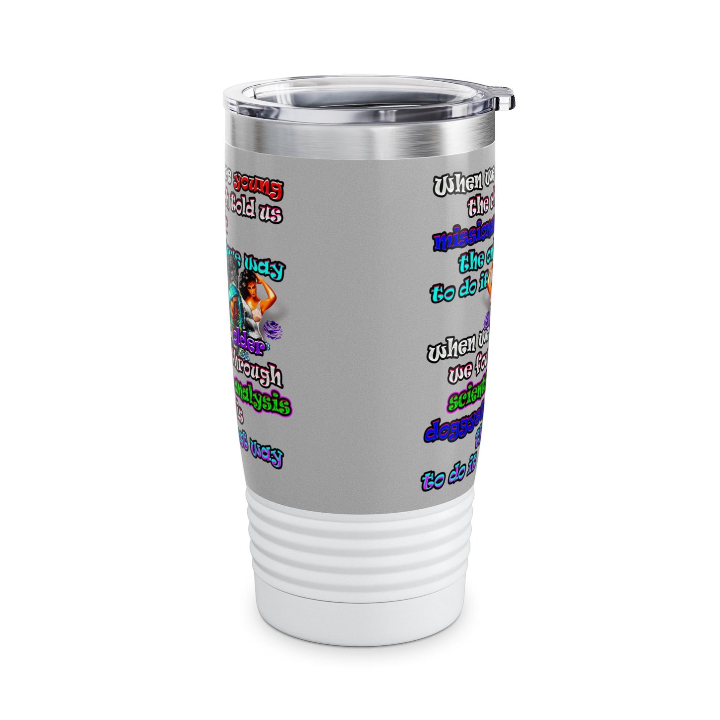 doggystyle - Ringneck Tumbler, 20oz (light grey)