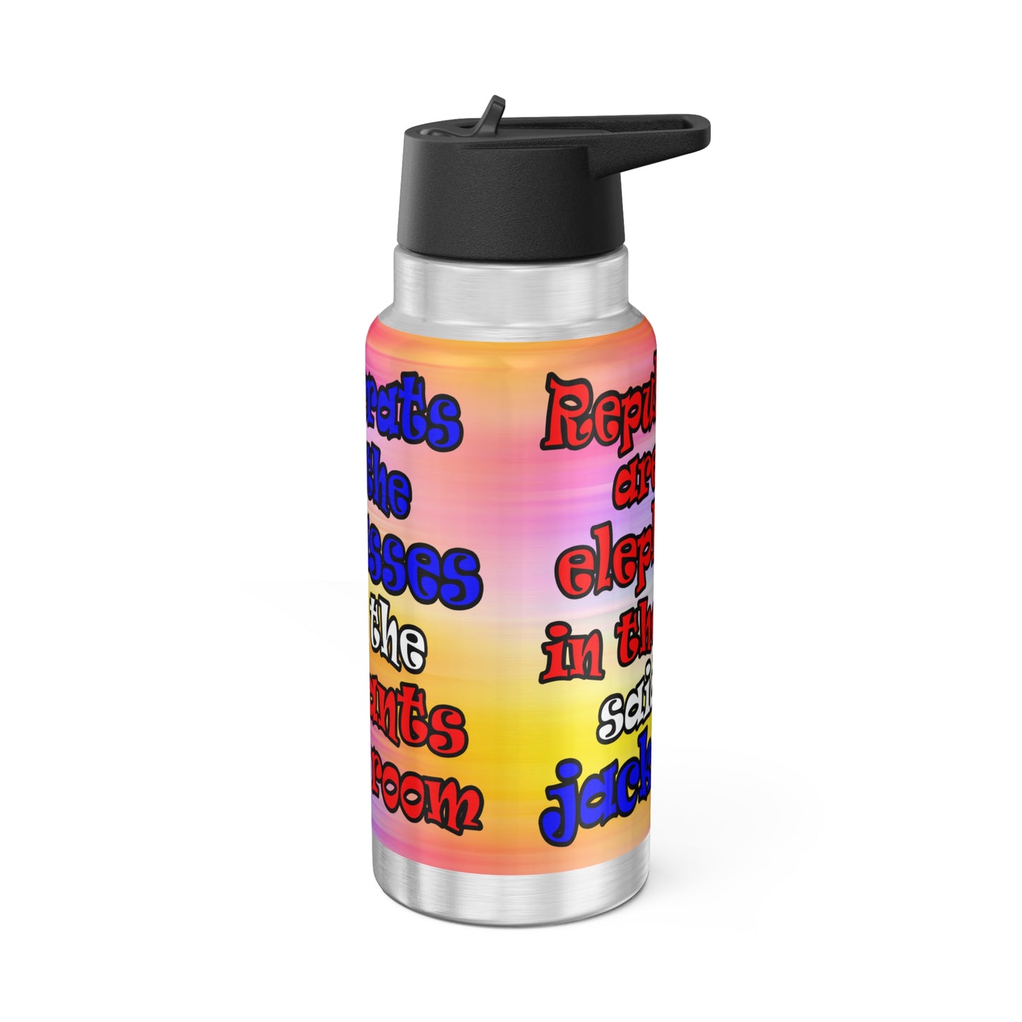 donkeys and elephants - Gator Tumbler, 32oz (color blur)