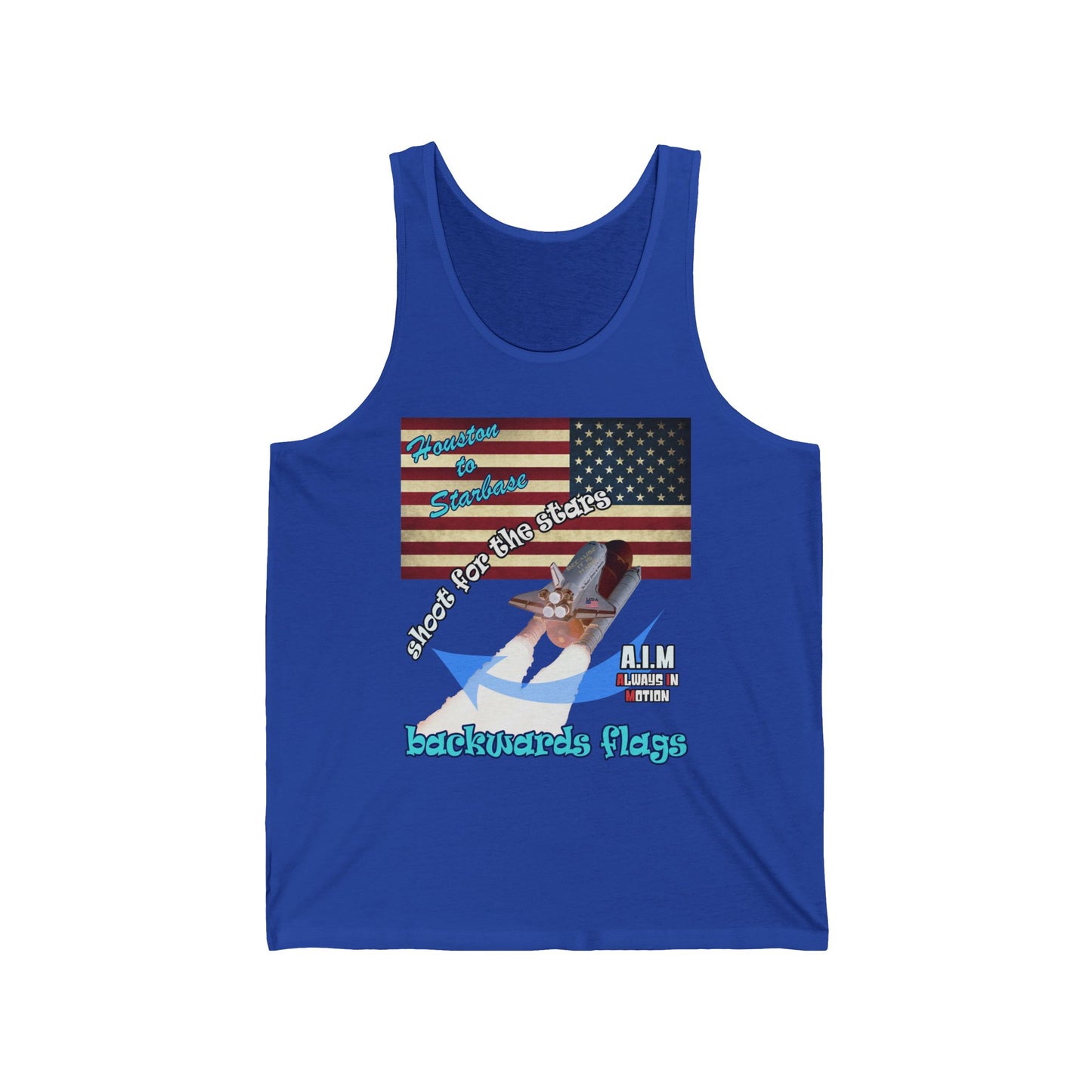 shoot for the stars - Unisex Jersey Tank