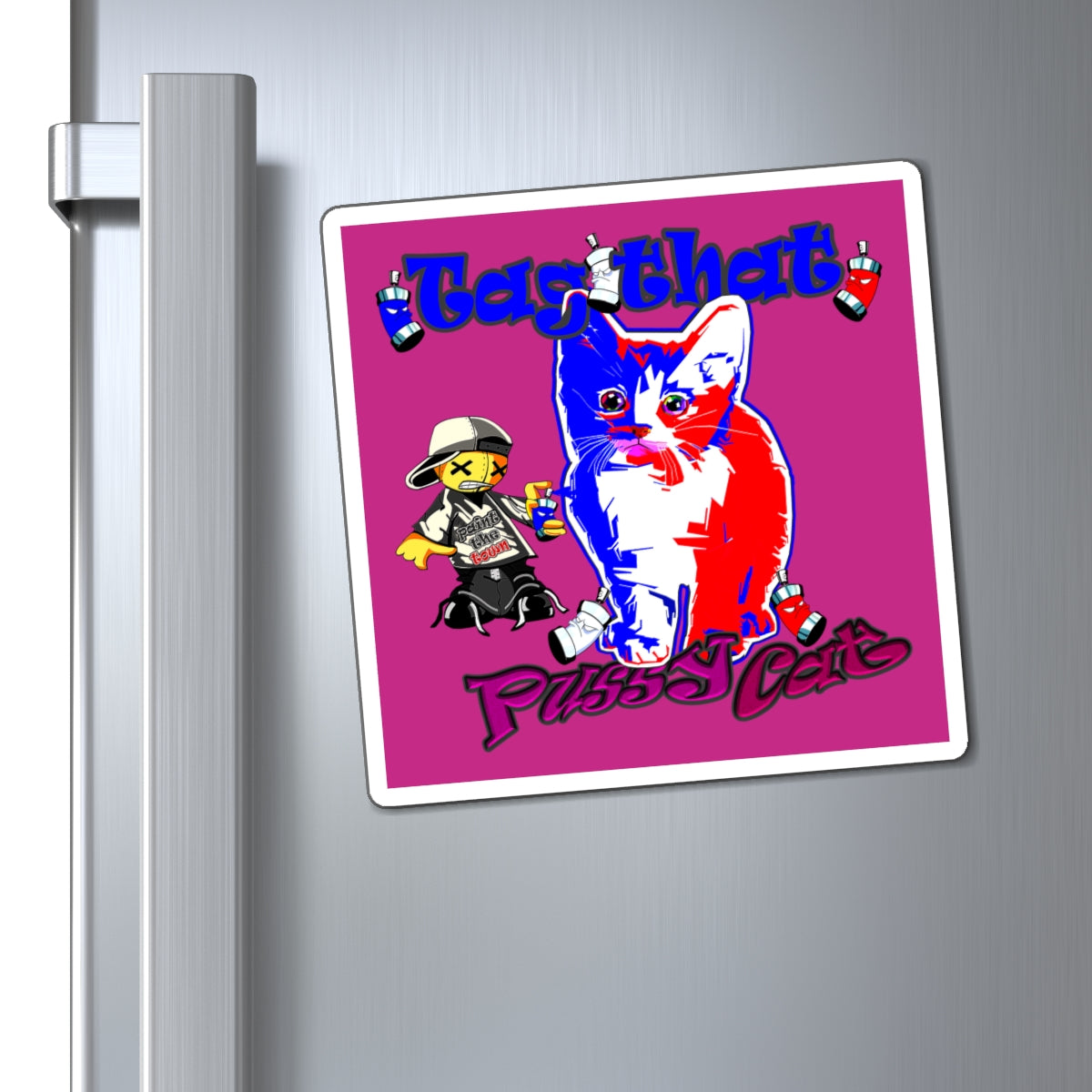 tag that - Magnets - (pink)