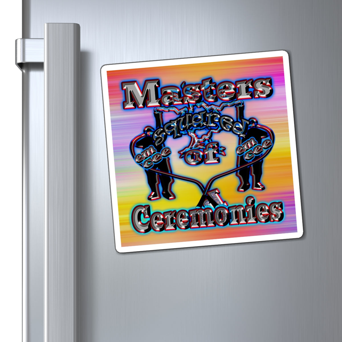 em cee squared - Magnets - (color blur)