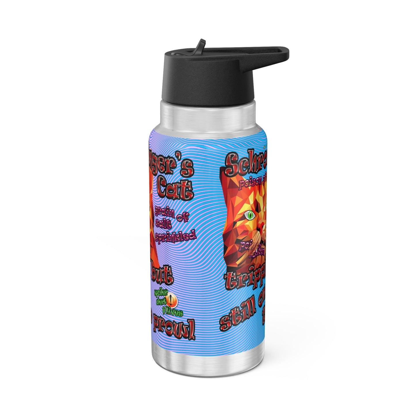 schrodinger's cat - Gator Tumbler, 32oz (light blue-purple wave)
