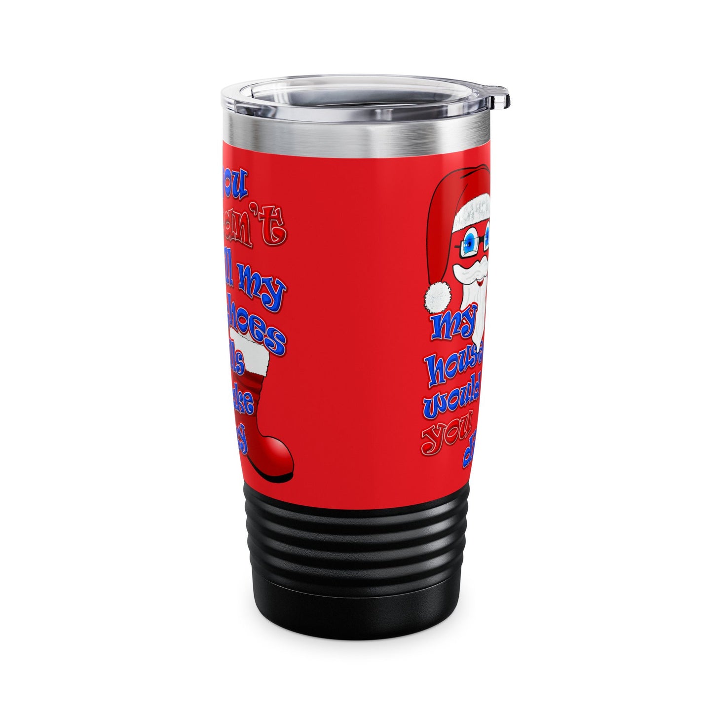 santa's shoes - Ringneck Tumbler, 20oz (red)