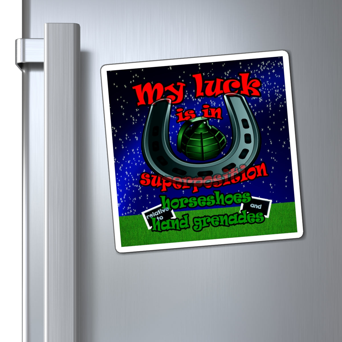 my luck - Magnets - ('snoops' background)