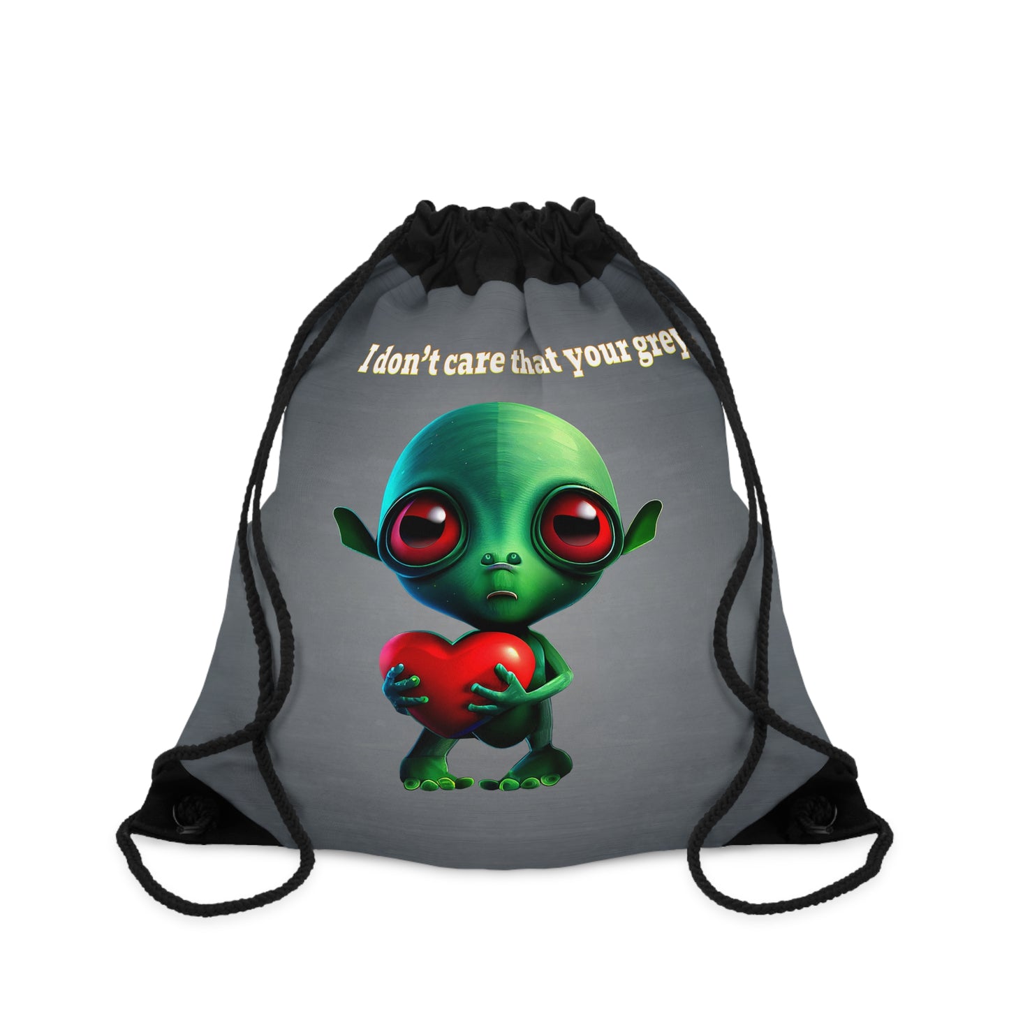 I don't care that your grey - Drawstring Bag (grey-light grey)