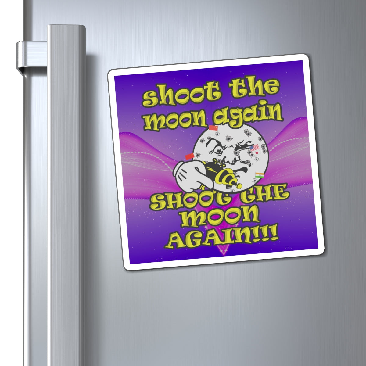 shoot the moon again - Magnets - (purple-pink wave)