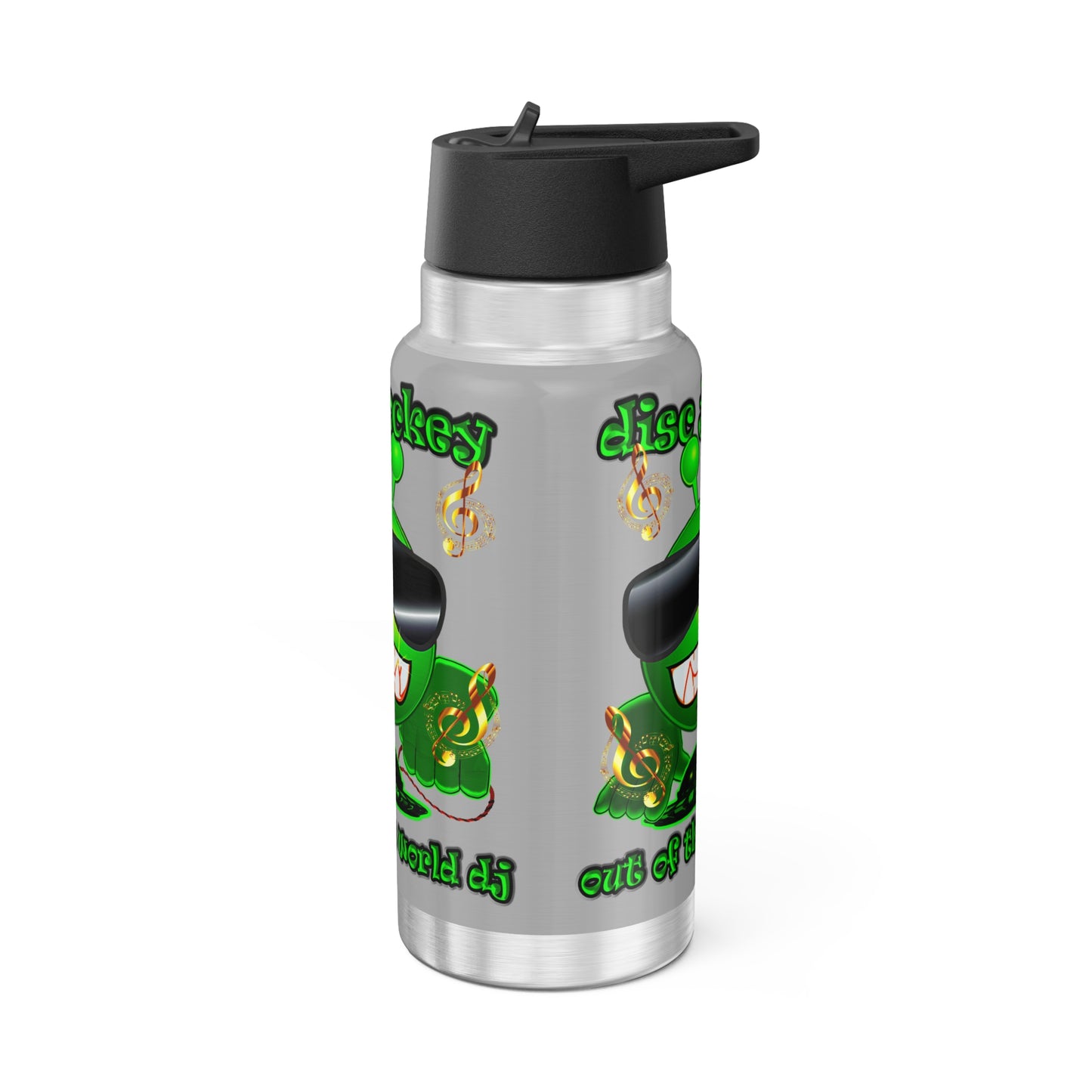 disc jockey - Gator Tumbler, 32oz (light grey)