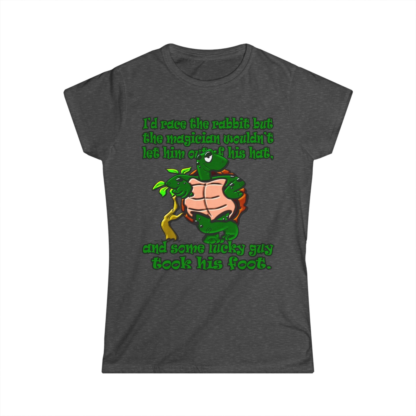 turtle race - Women's Softstyle Tee