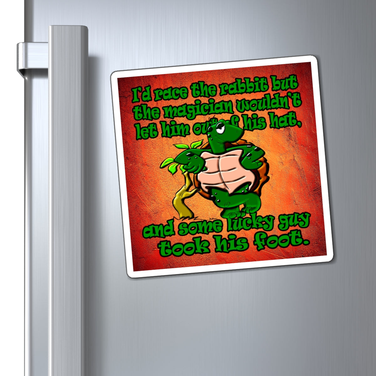 turtle race - Magnets - (burnt orange)