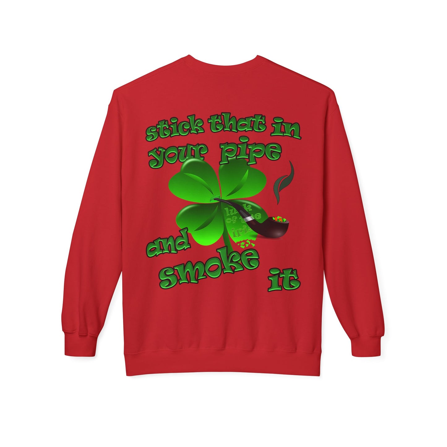 celtics logo - Unisex Midweight Softstyle Fleece Crewneck Sweatshirt