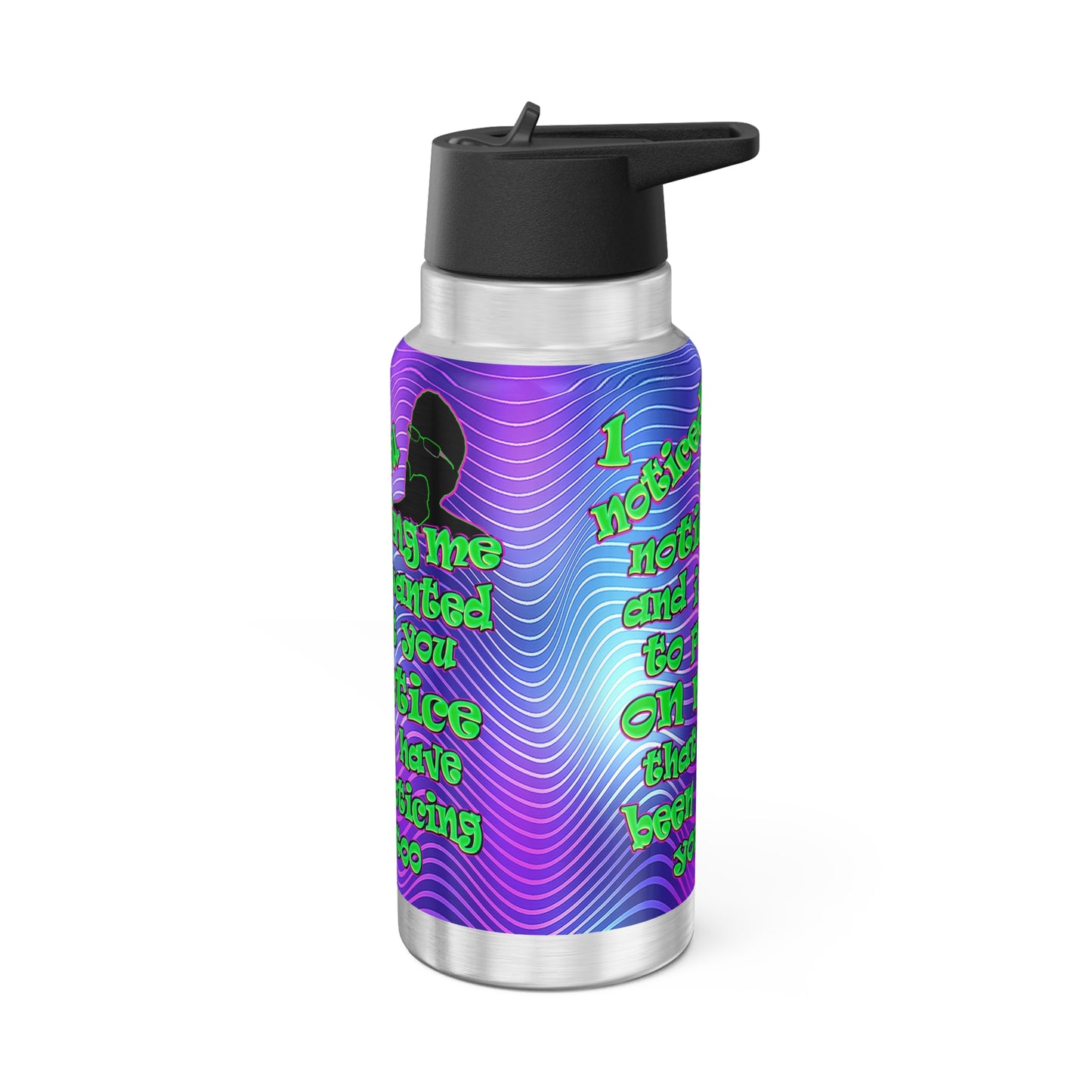 noticed you noticing - Gator Tumbler, 32oz (purple wave)