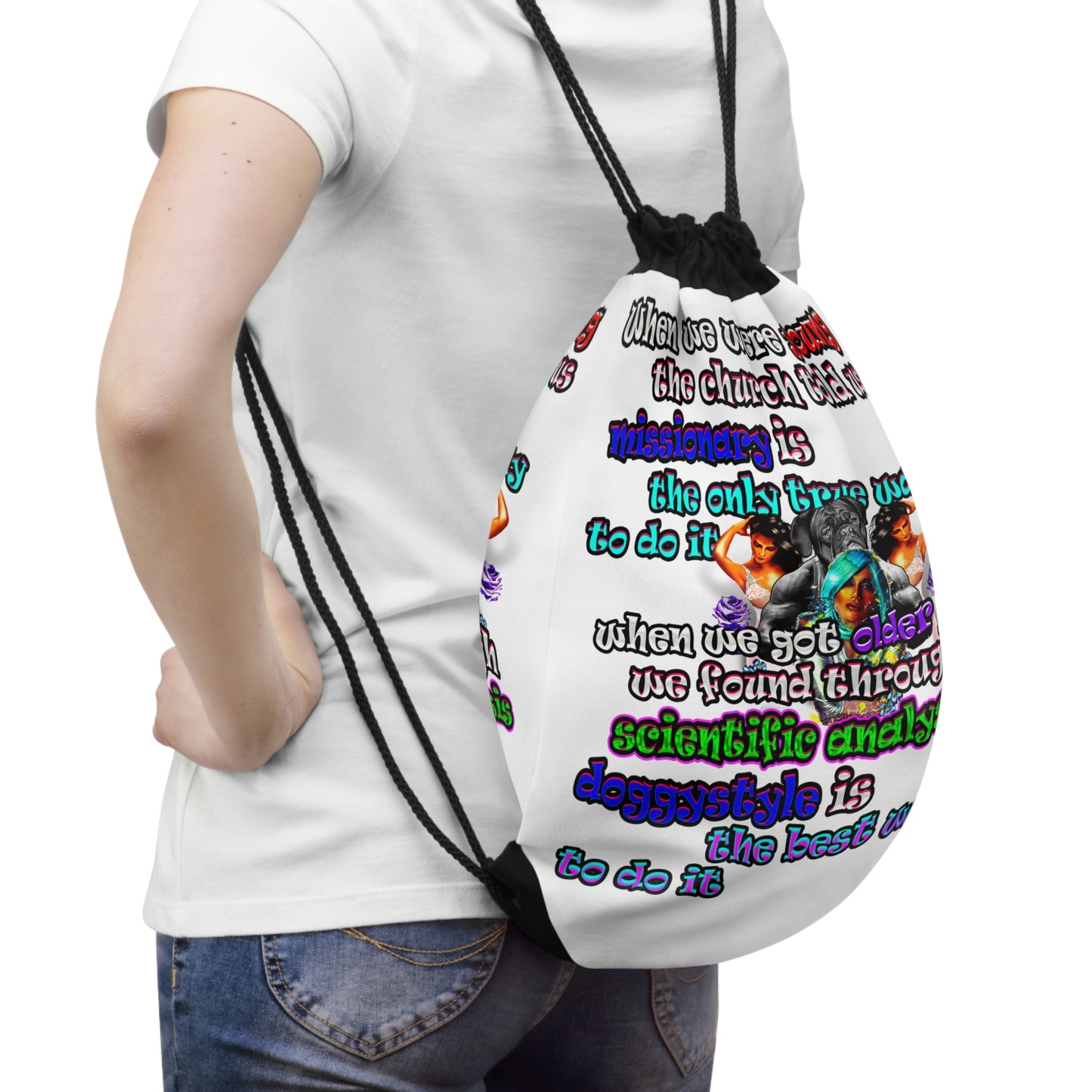 doggystyle - Drawstring Bag (white)