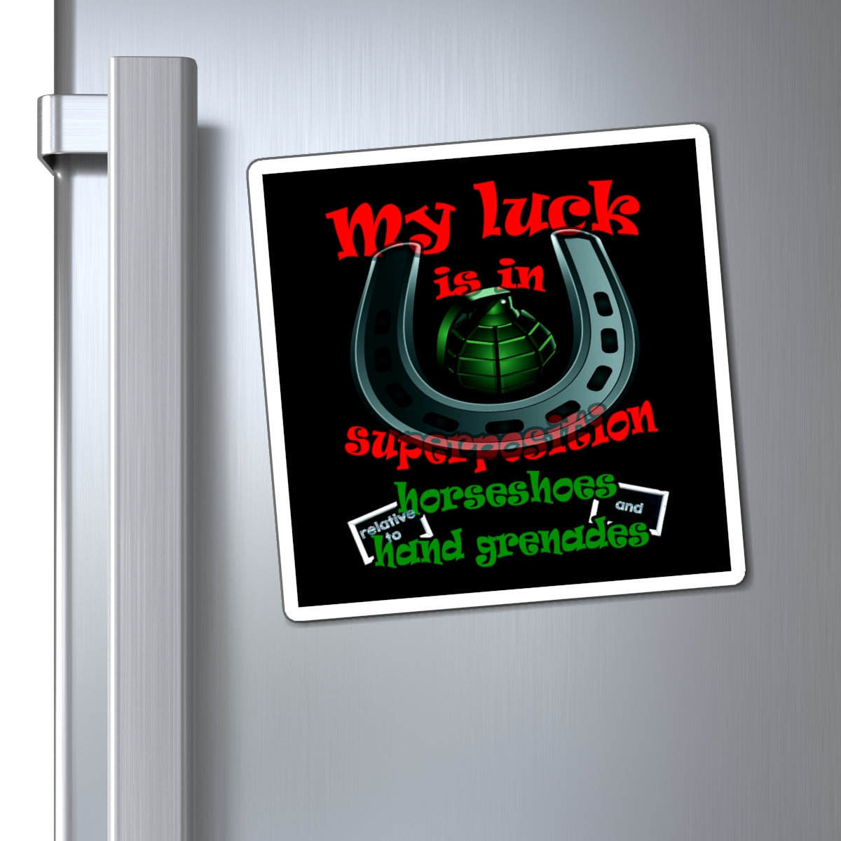 my luck - Magnets - (black)